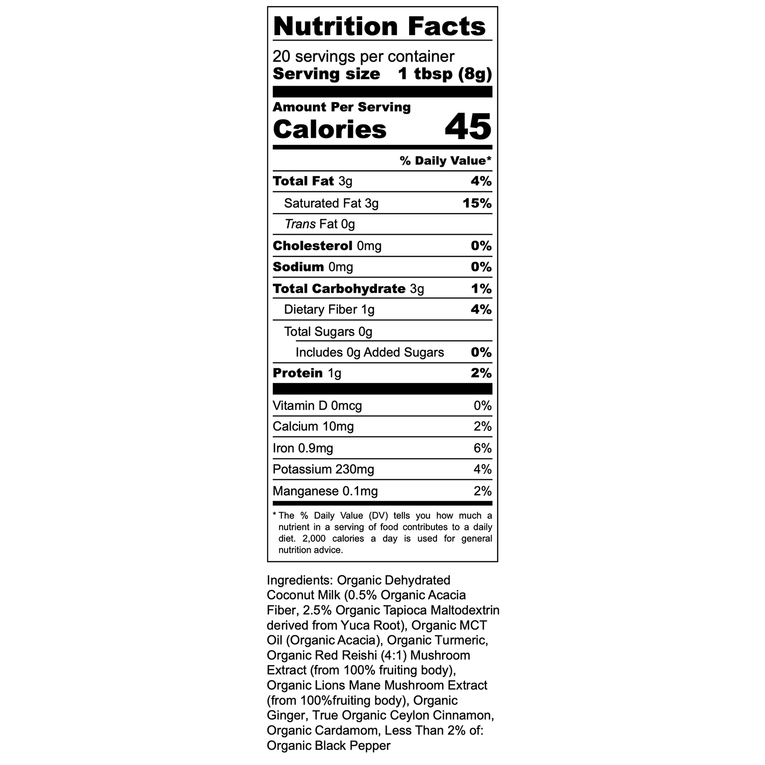 Organic Golden Latte