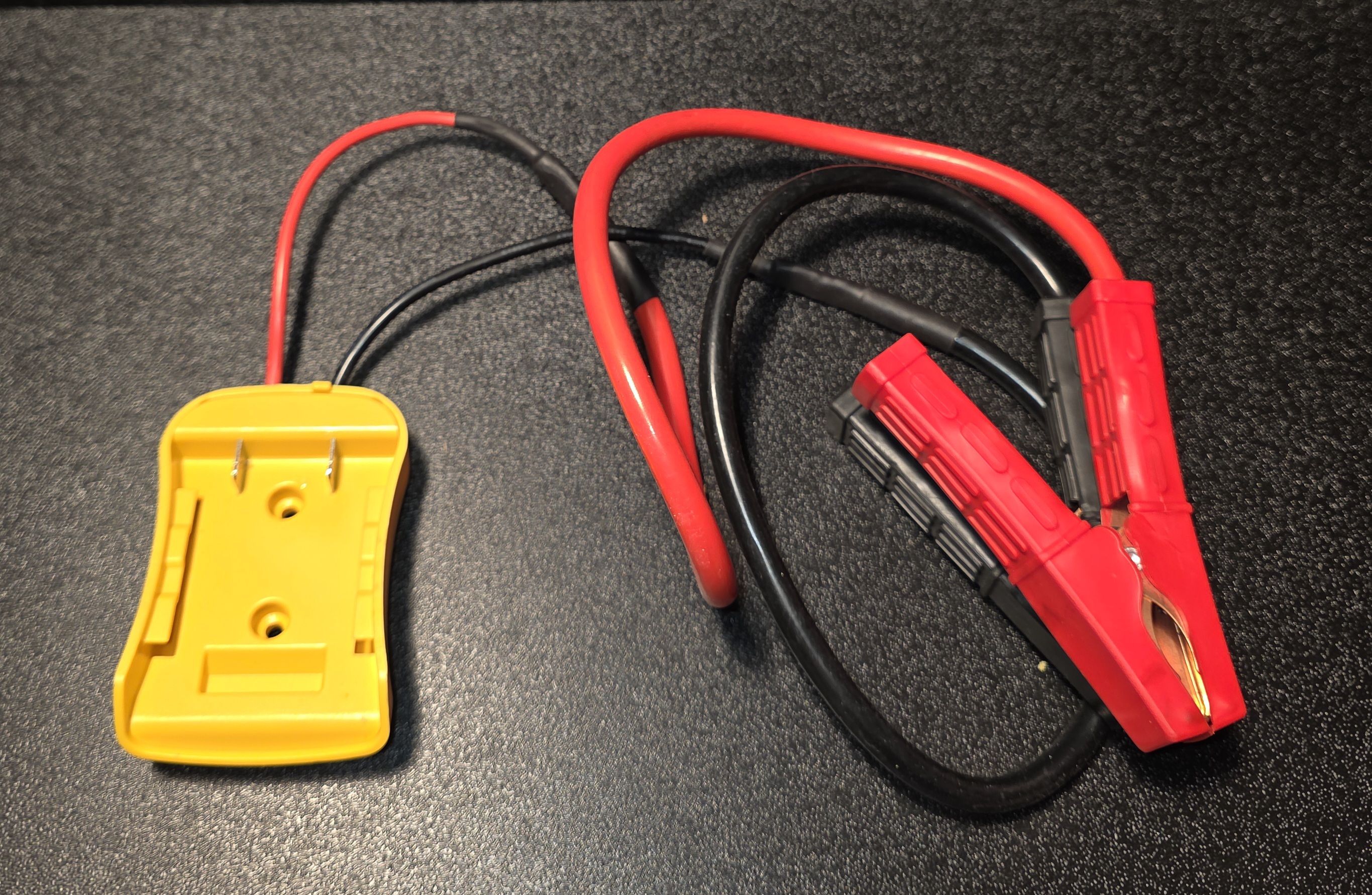 "DeW Yellow"  jump start pack.  Requires "DeW Yellow"  20 volt lithium ion battery pack.