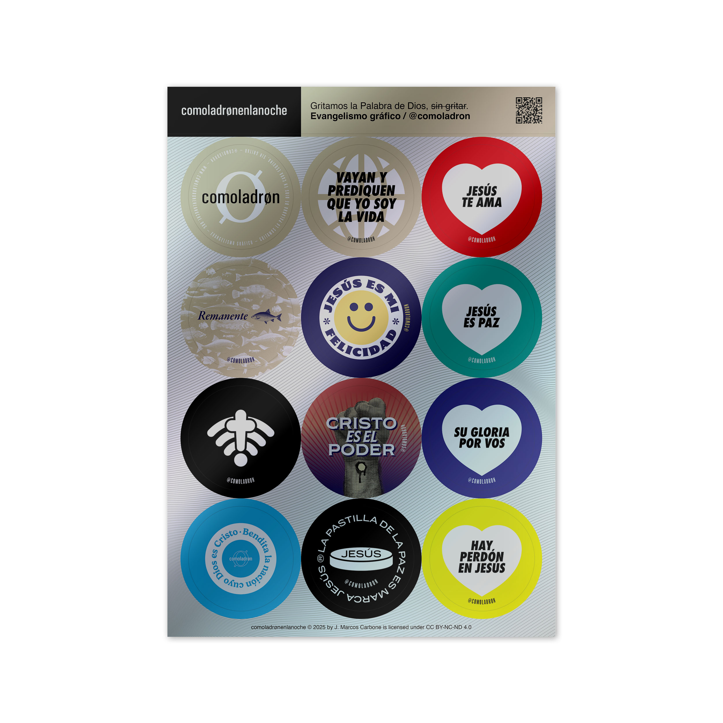 Plancha de stickers — 1 u.