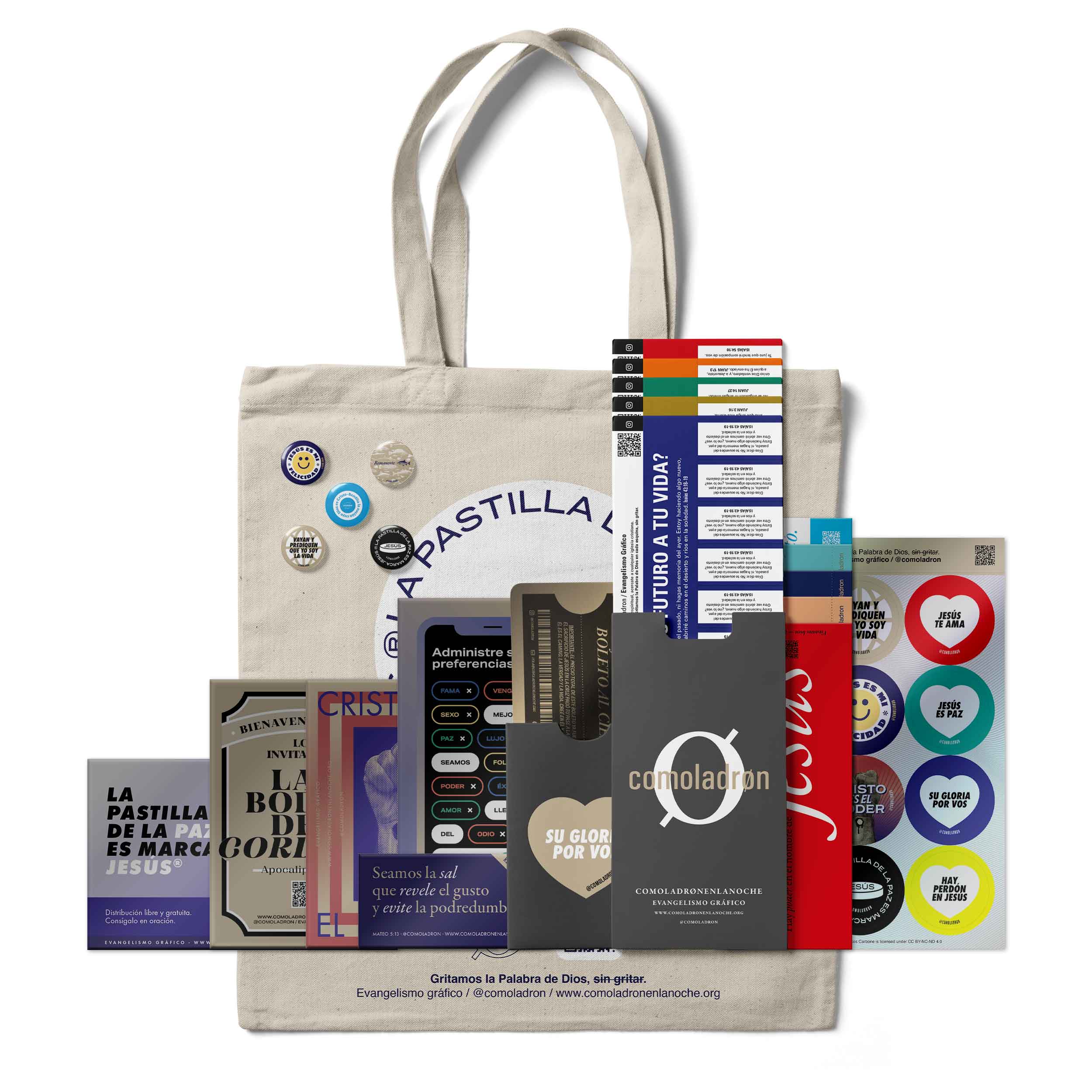 Set completo de material de evangelismo — 33 u.