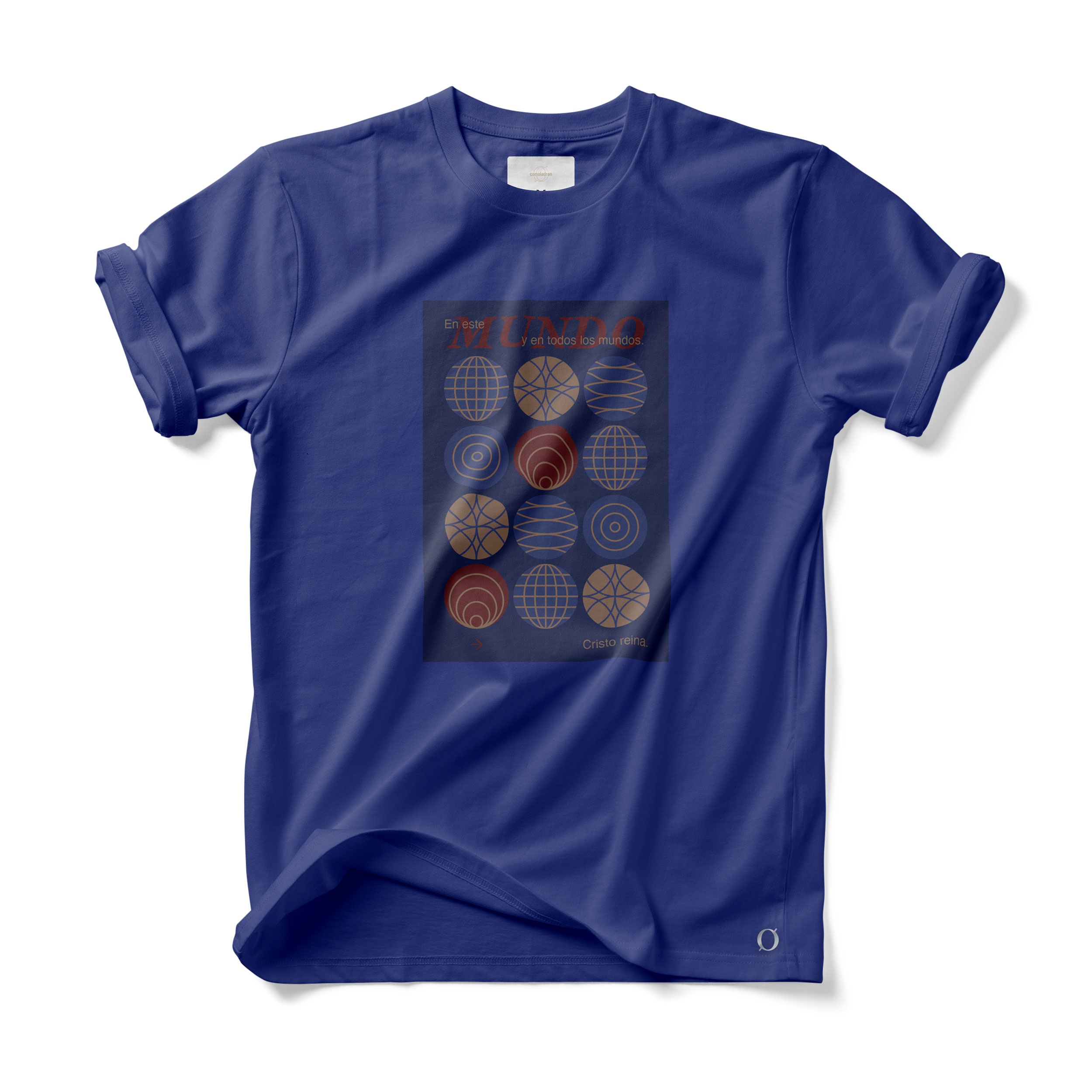 Remera "Cristo reina" + Set completo de material de evangelismo