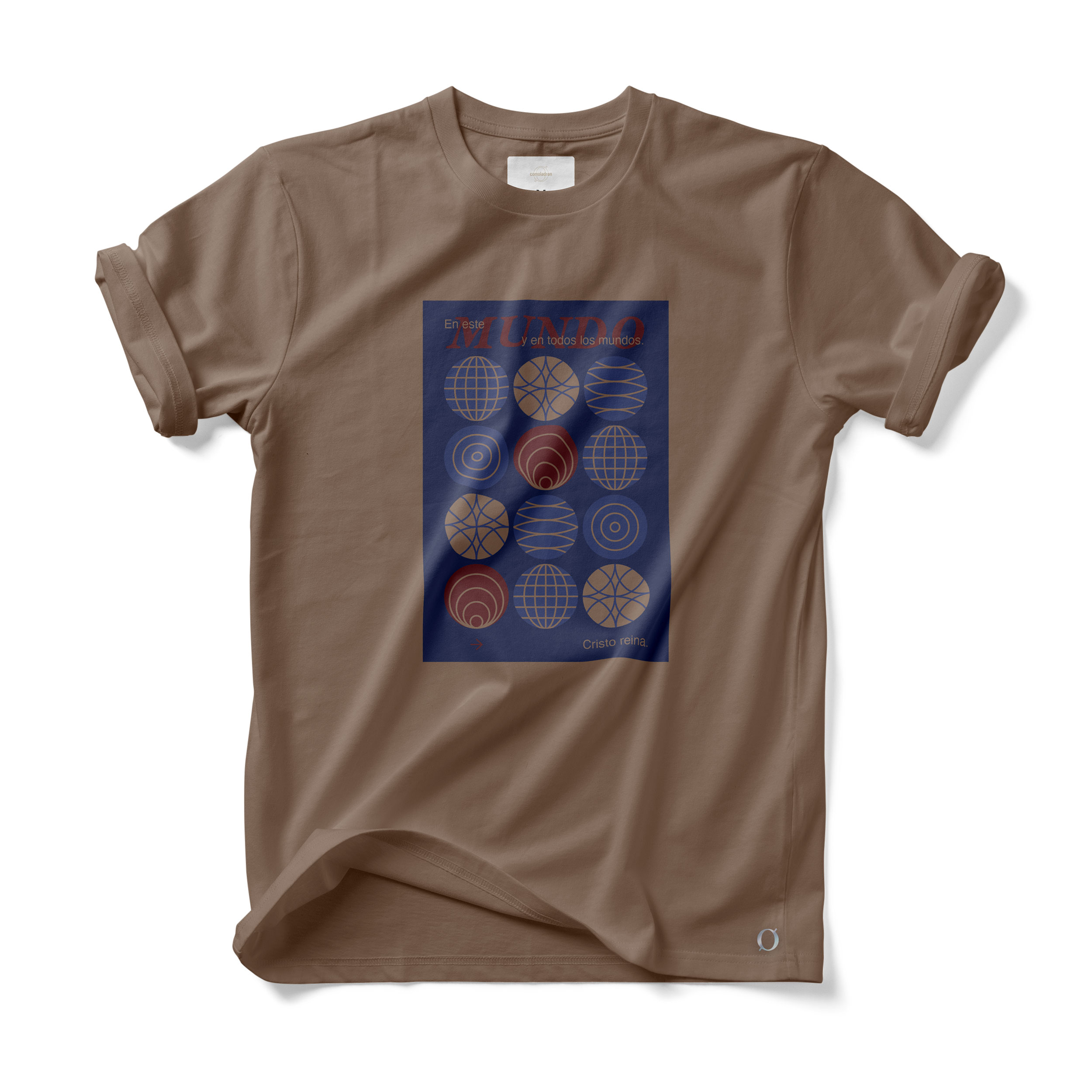 Remera "Cristo reina" + Set completo de material de evangelismo