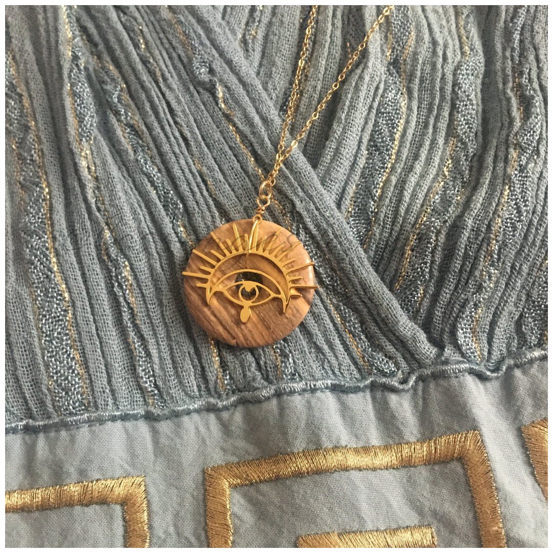 Collier MERVEILLE : jaspe paysage
