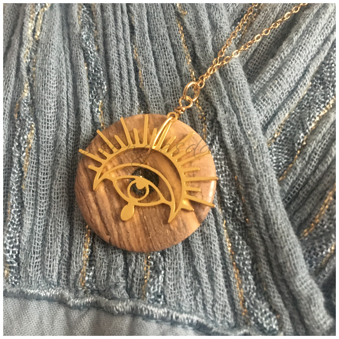 Collier MERVEILLE : jaspe paysage