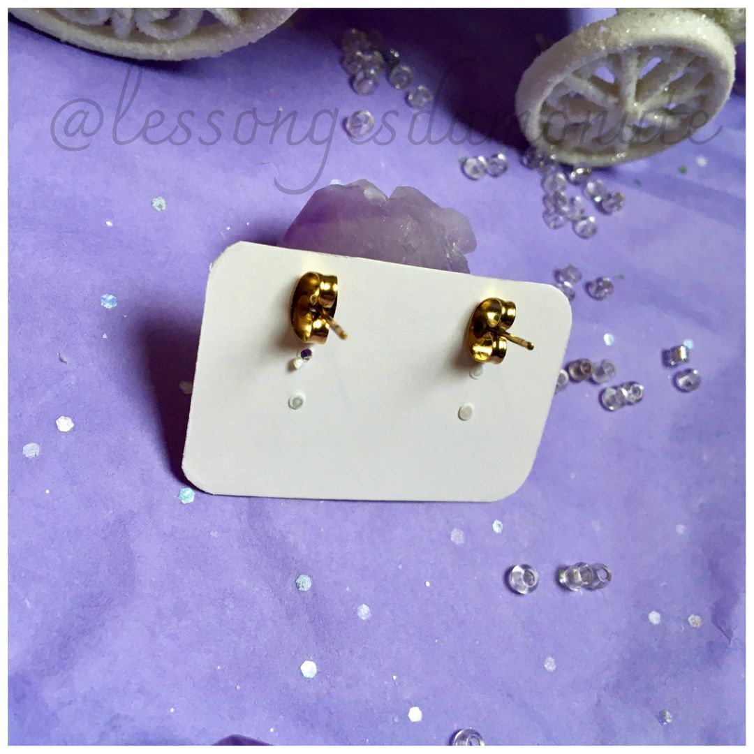 Boucles d’oreilles Lueur : aigue marine