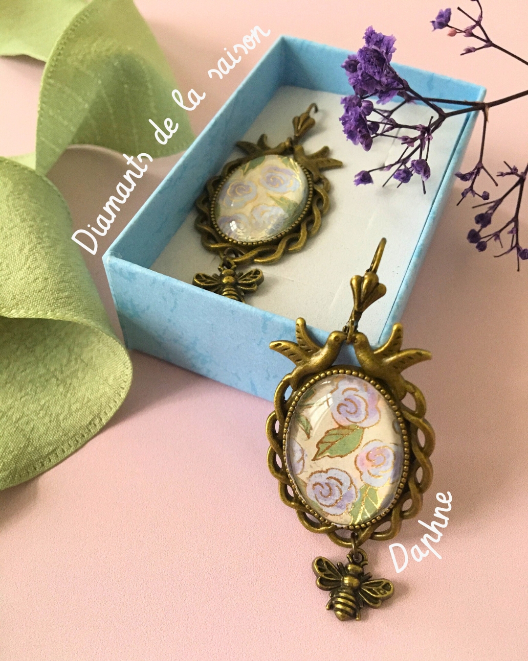 Boucles d'oreilles Diamants de la saison - DAPHNE