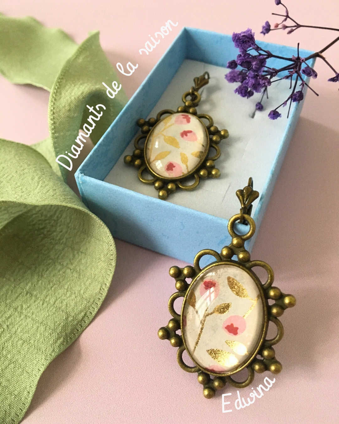 Boucles d'oreilles Diamants de la saison - EDWINA