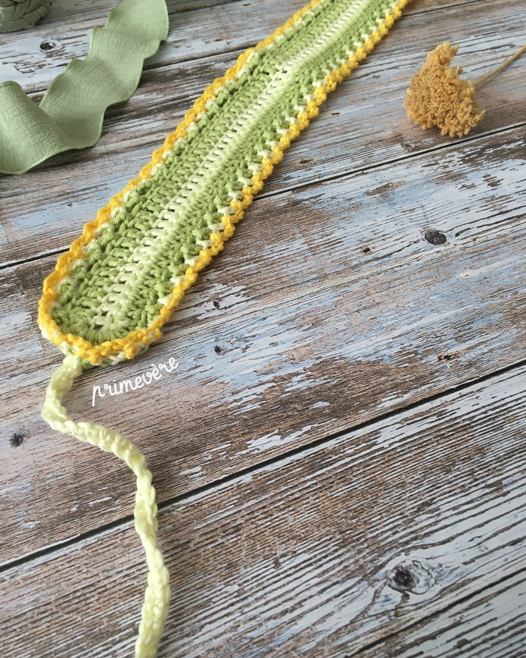 Bandeau cheveux : primevère