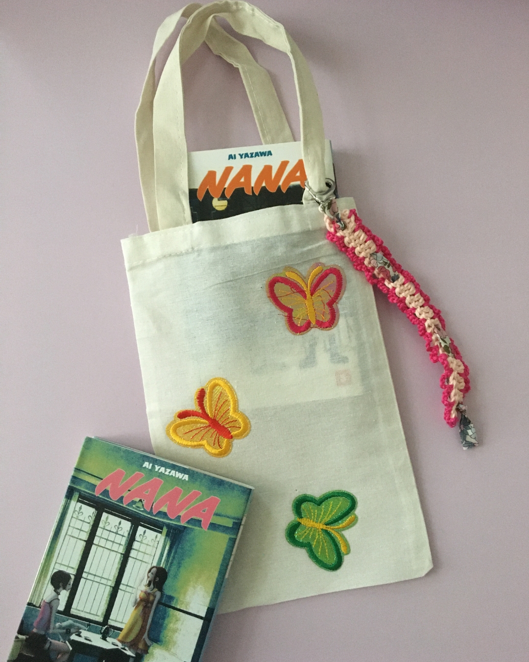 Mini tote-bag : citron