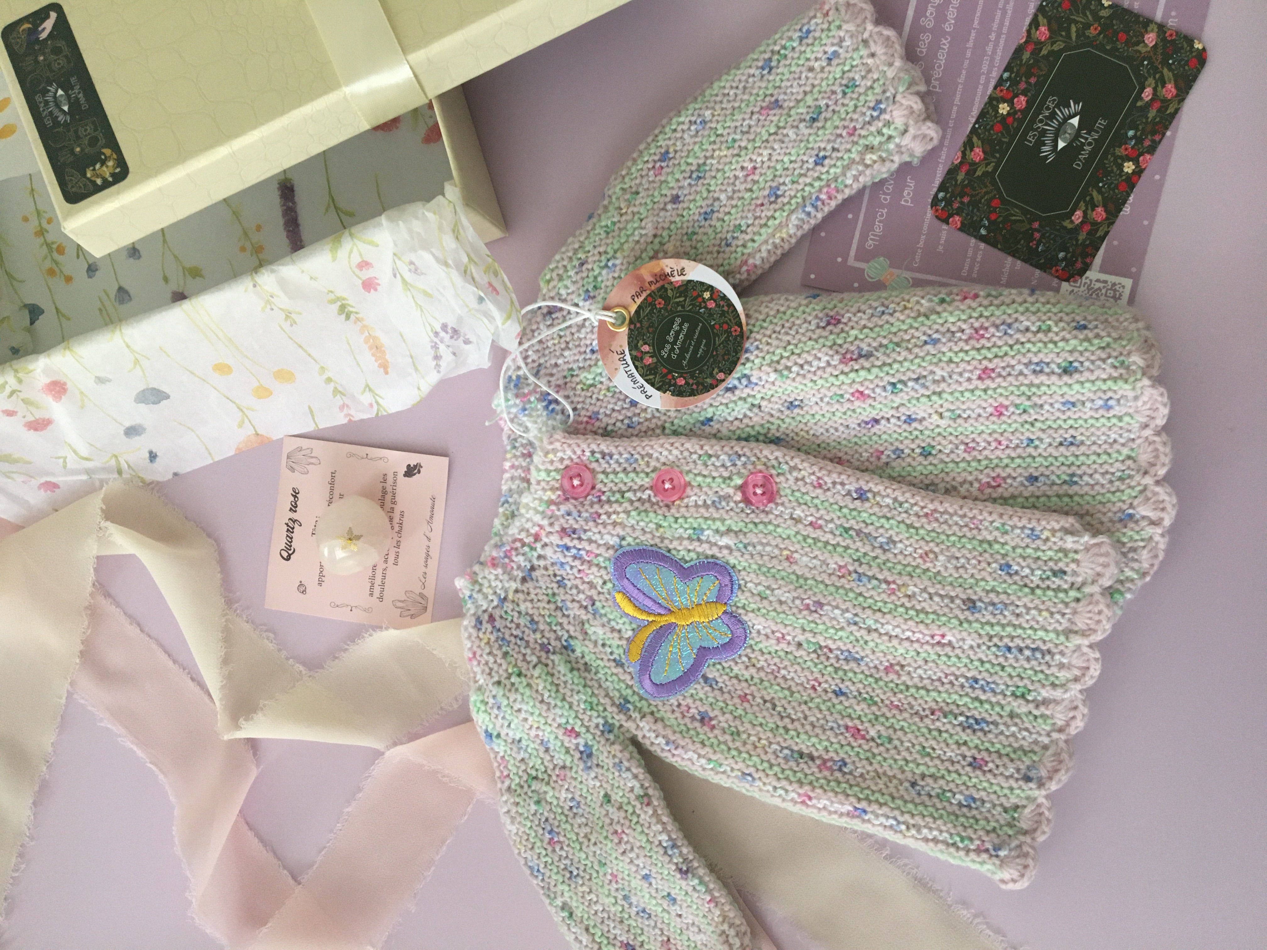 BOX FÉÉRIE : brassière “sakura” prématuré