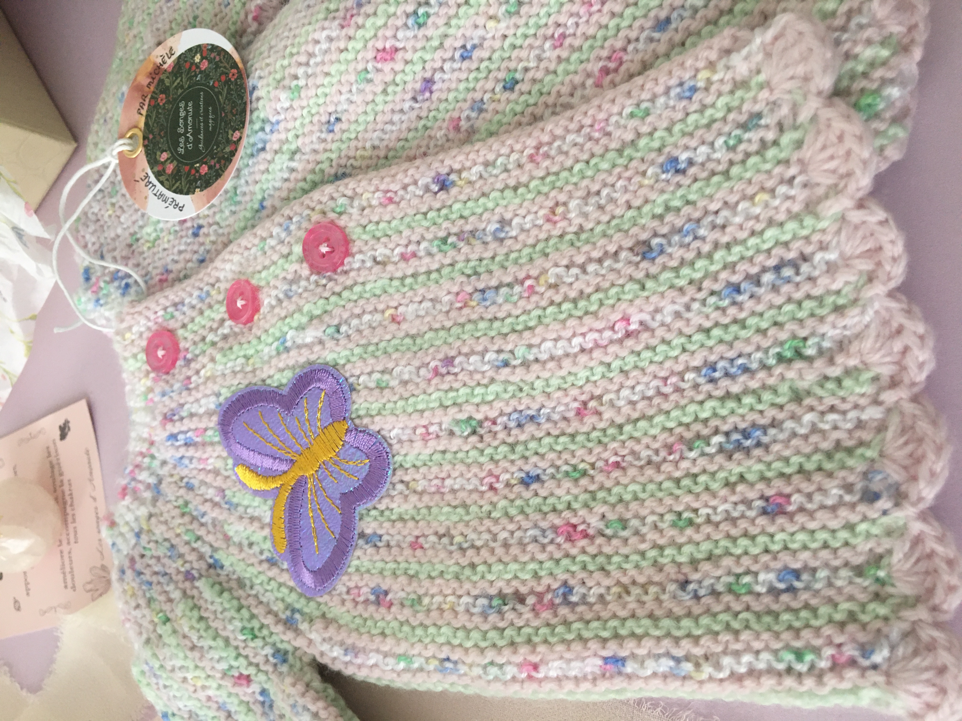 BOX FÉÉRIE : brassière “sakura” prématuré
