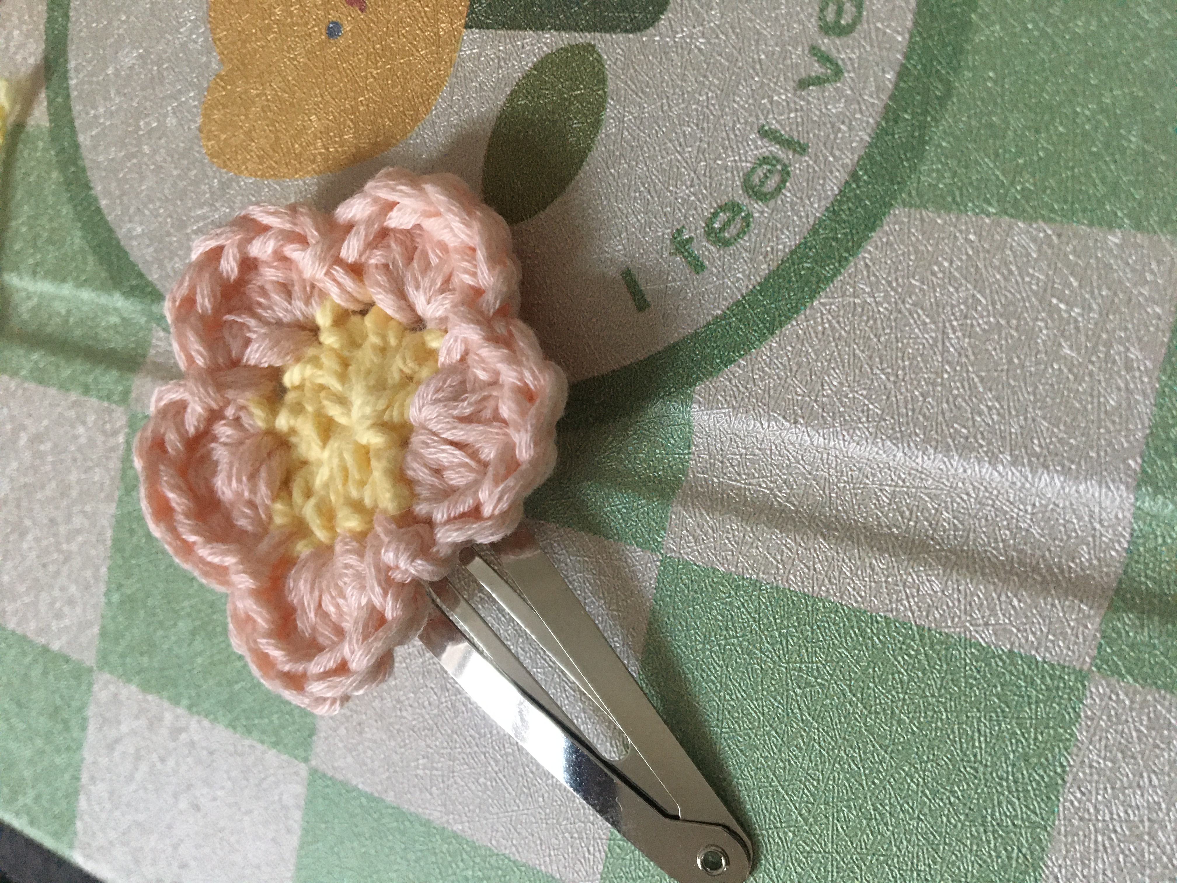 Pince à cheveux : magnolia