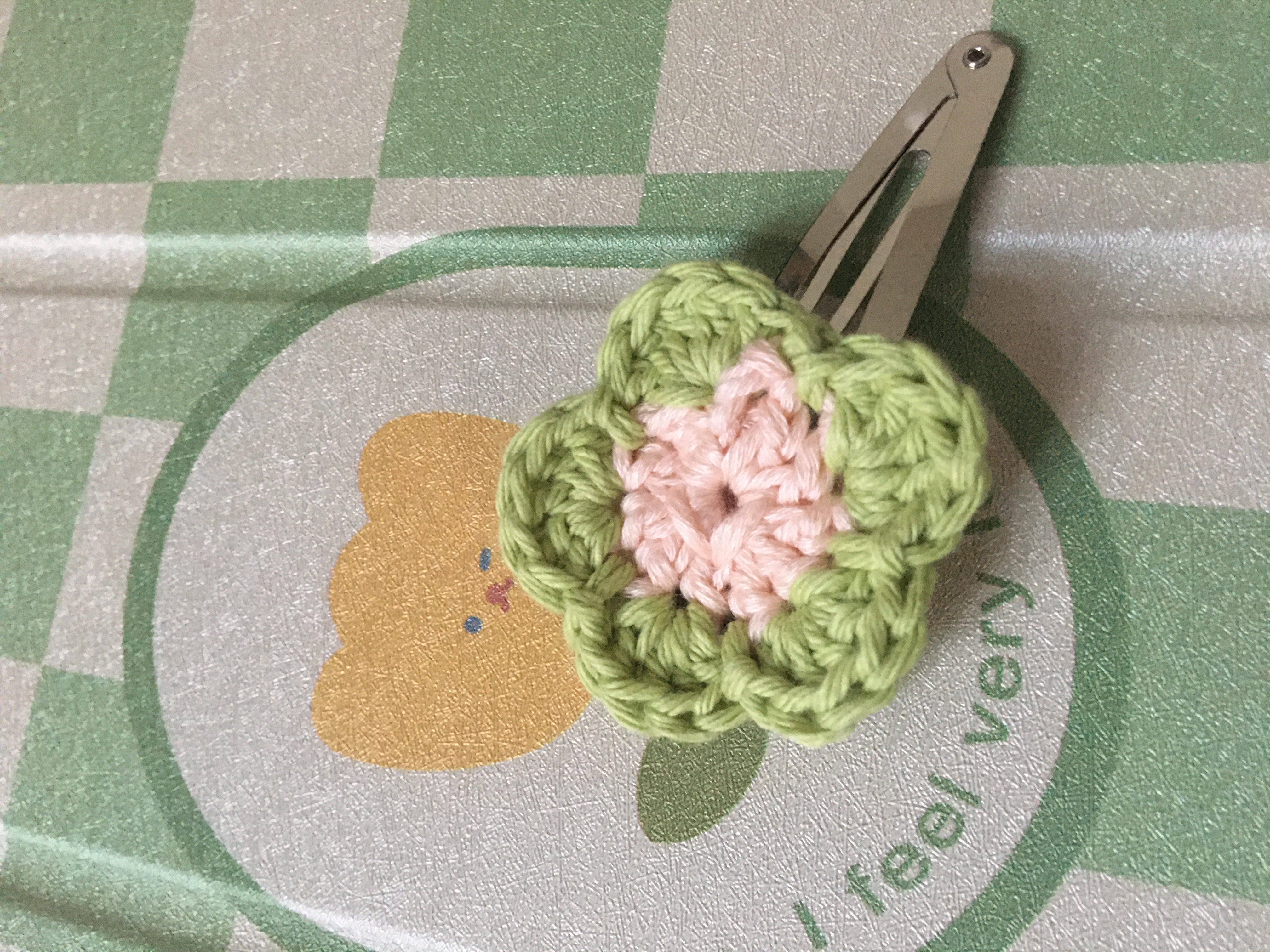 Pince à cheveux : tulipe