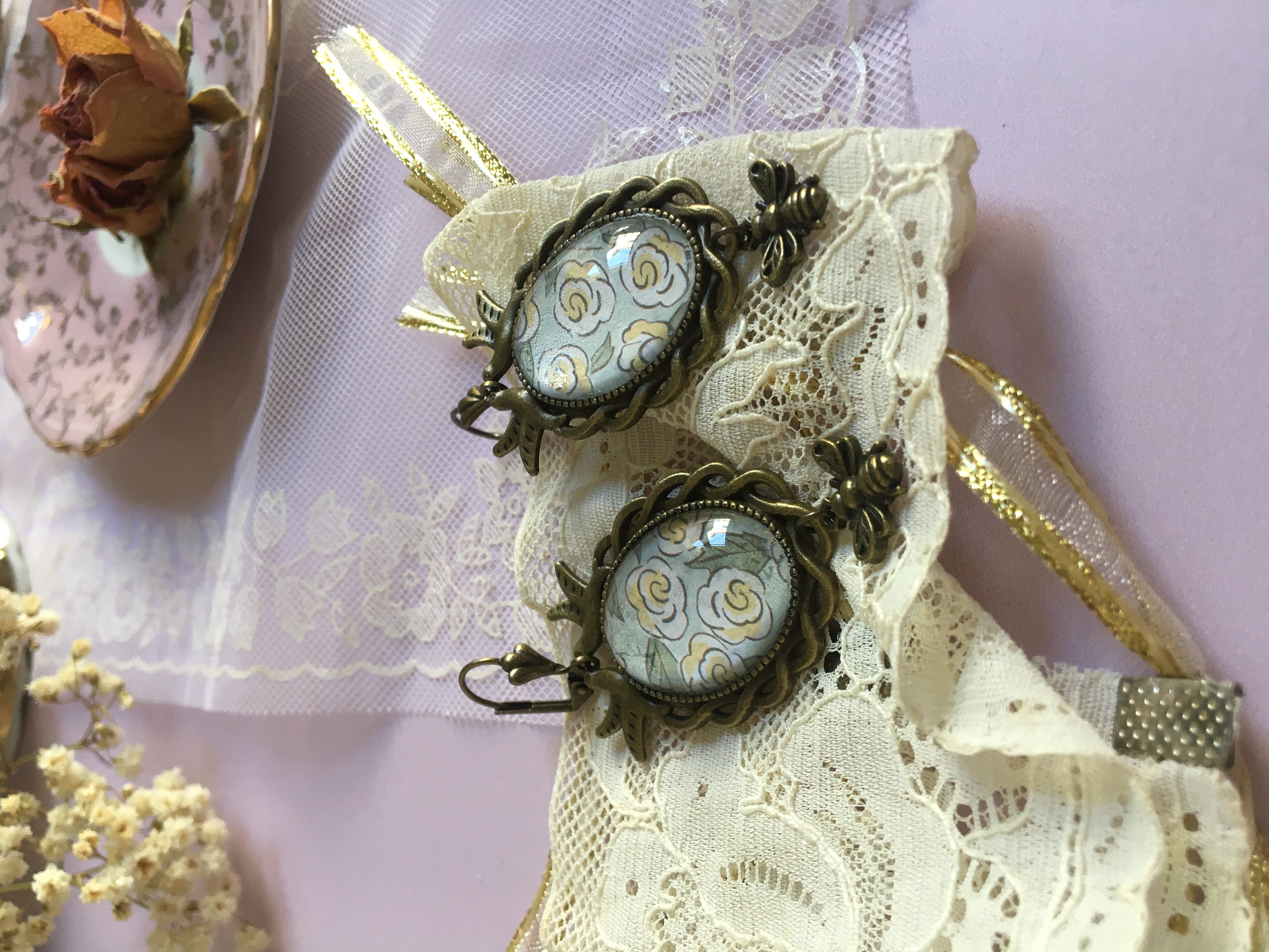 Boucles d'oreilles Diamants de la saison - FRANCESCA