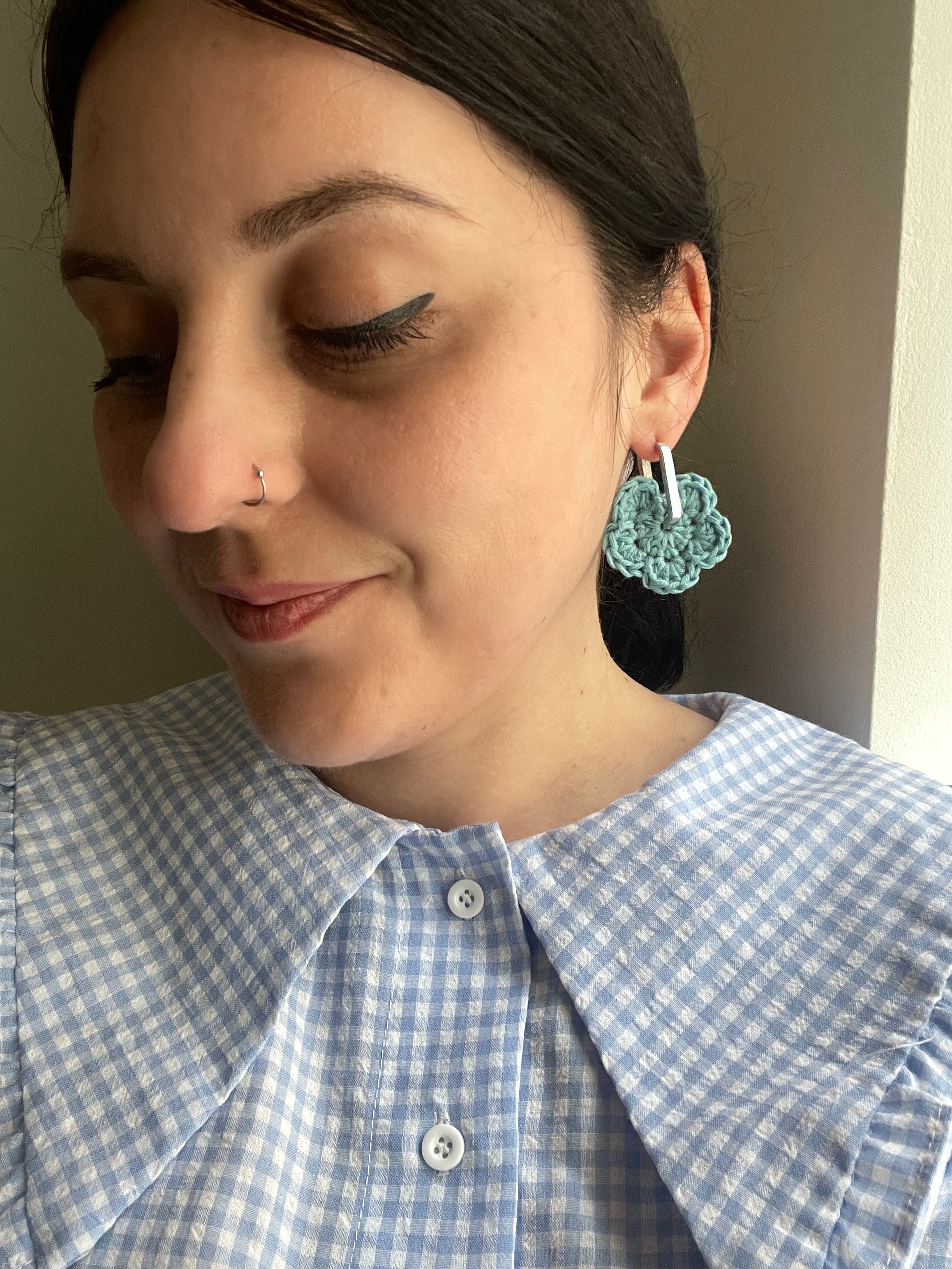 Boucles fleuries - Hortensia