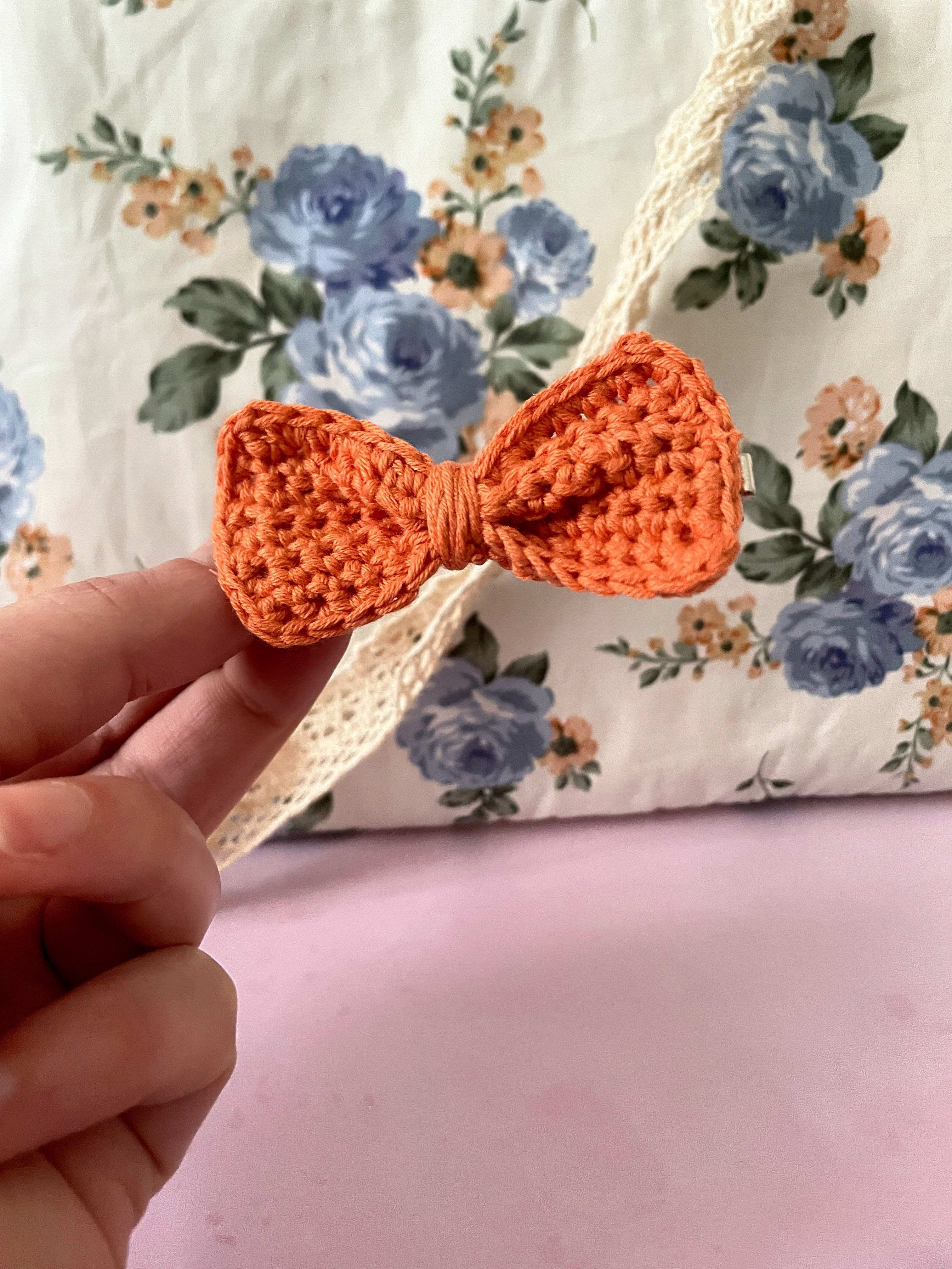 Pince à cheveux "noeud" - Azalée