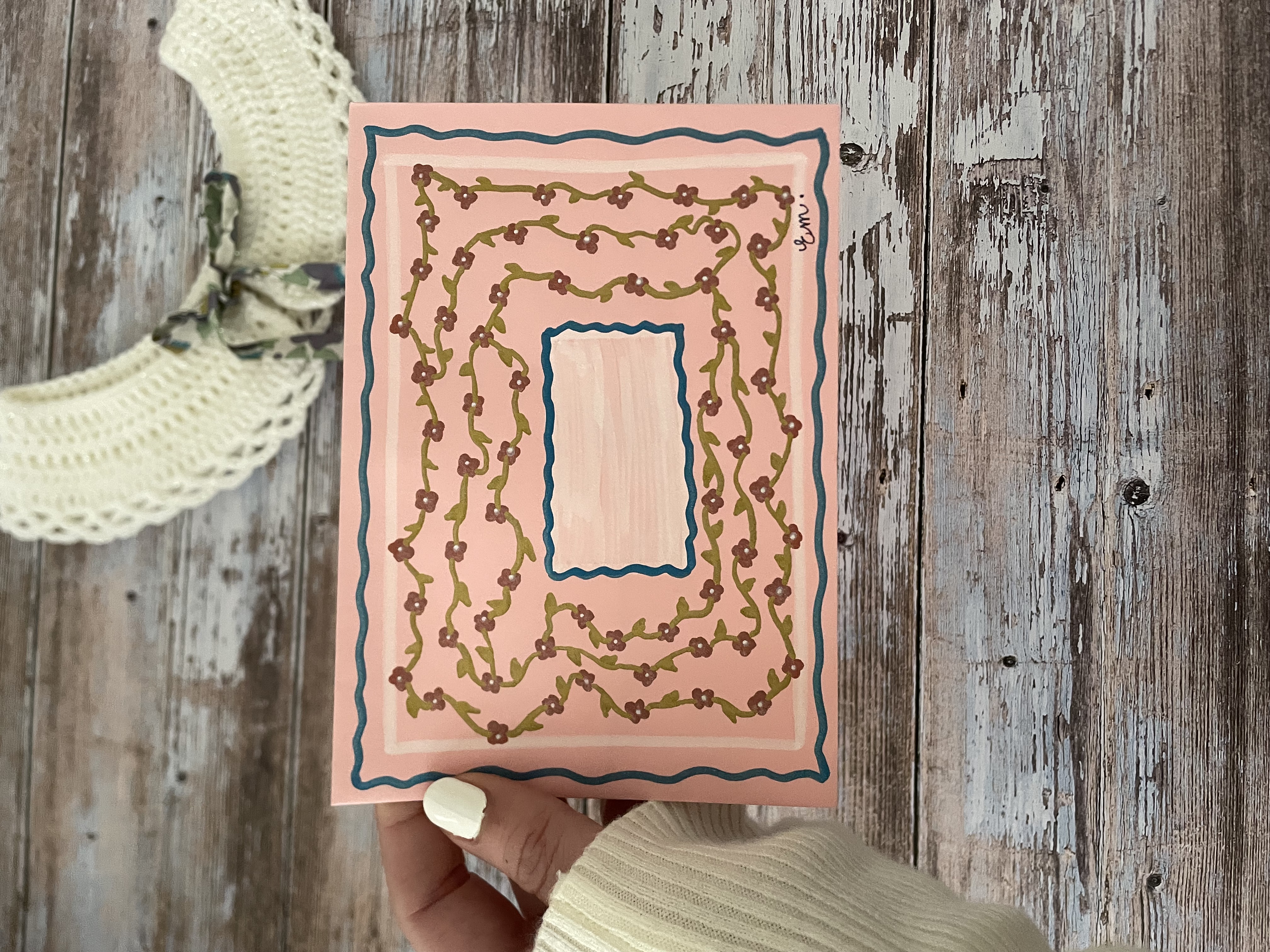 Enveloppe Rose d'amour