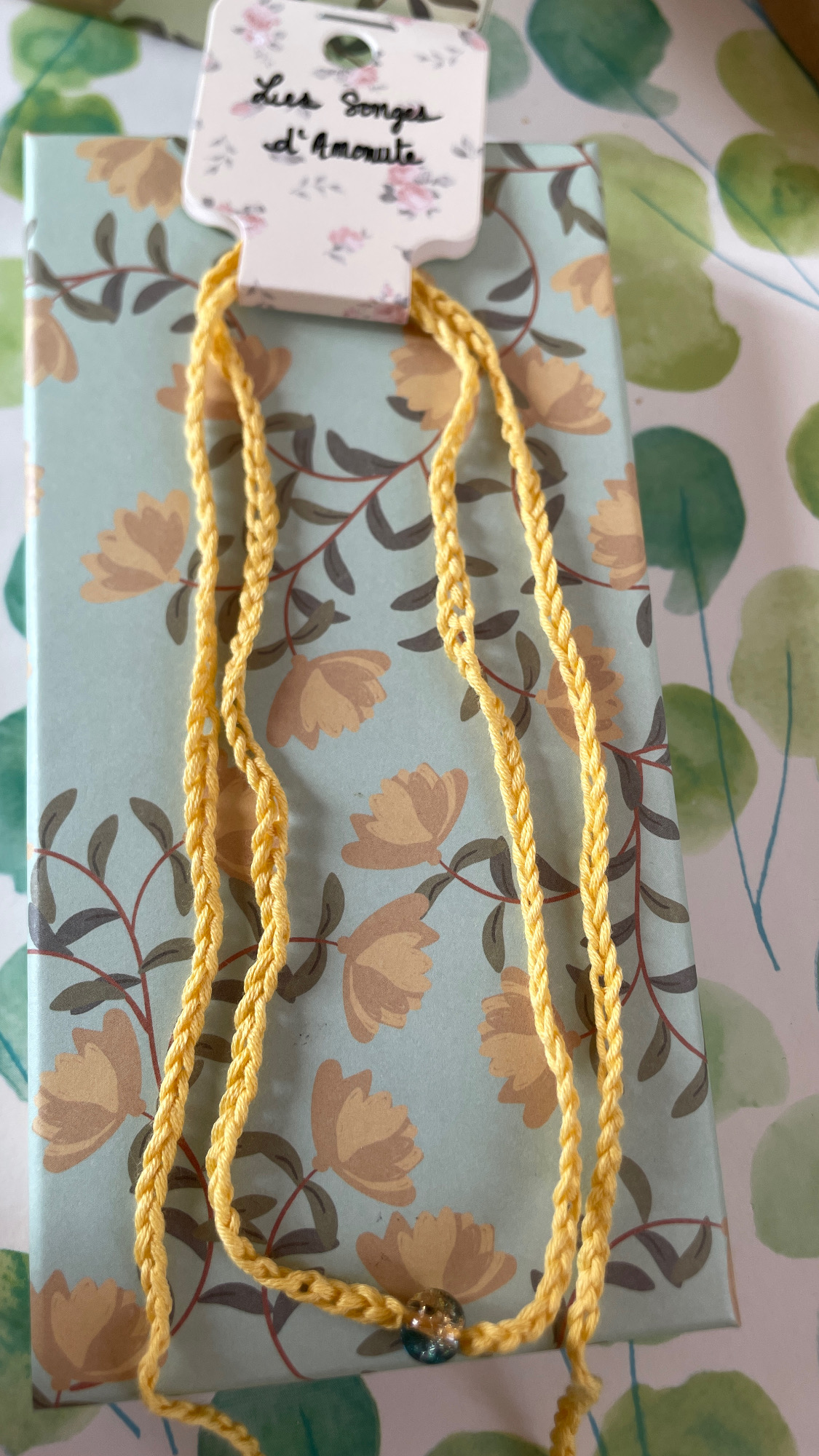 Collier choker Miel