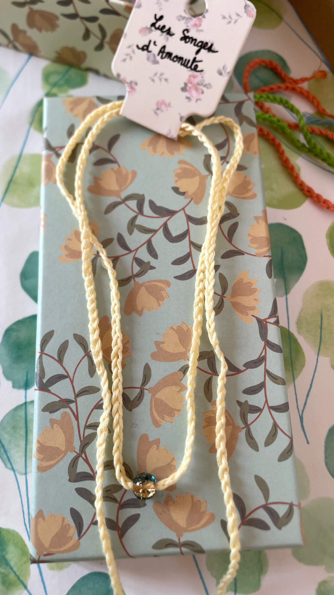 Collier choker Bergamote
