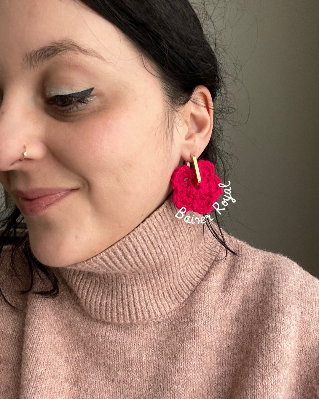 Boucles fleuries - créoles comprises