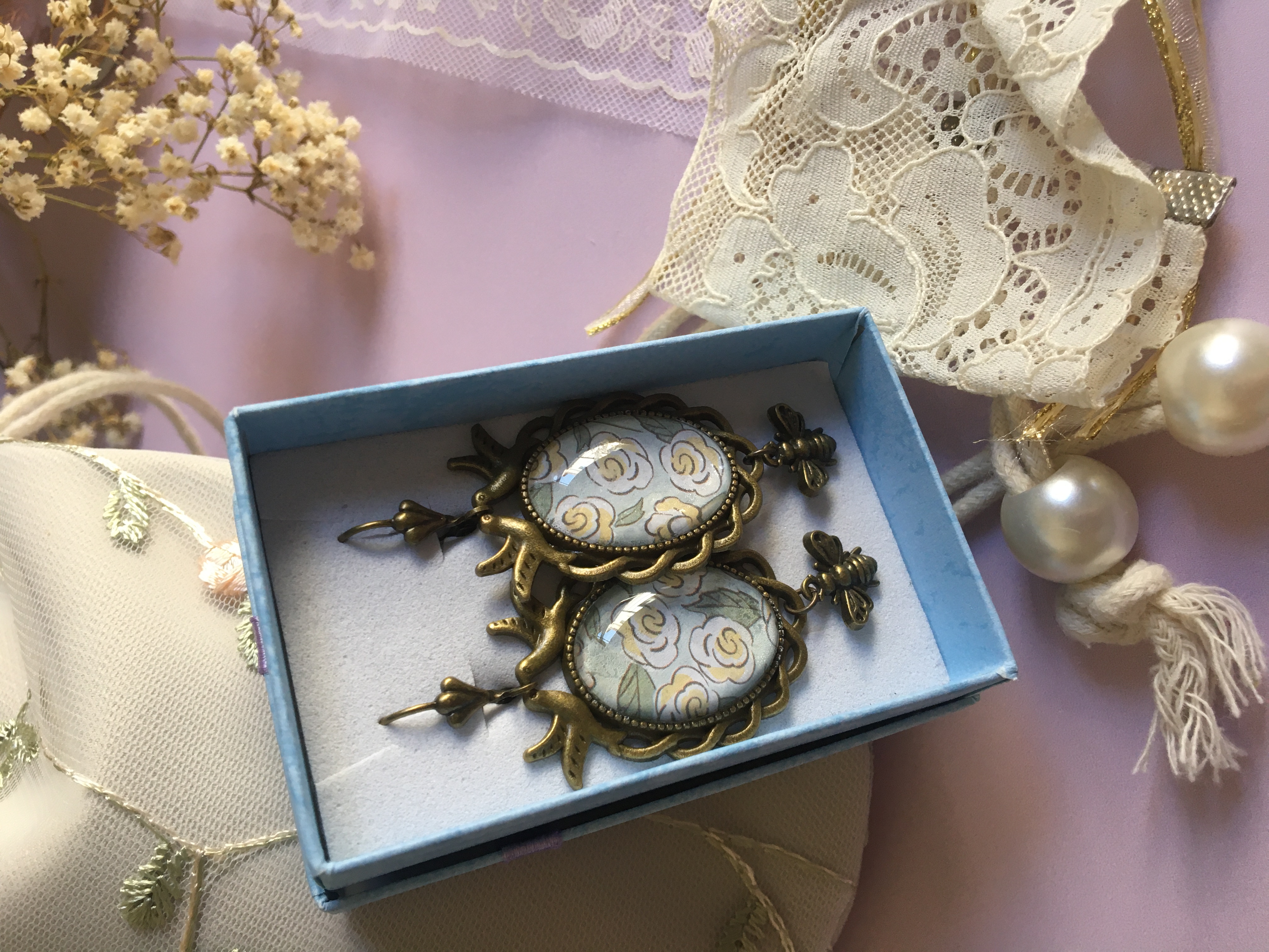 Boucles d'oreilles Diamants de la saison - FRANCESCA