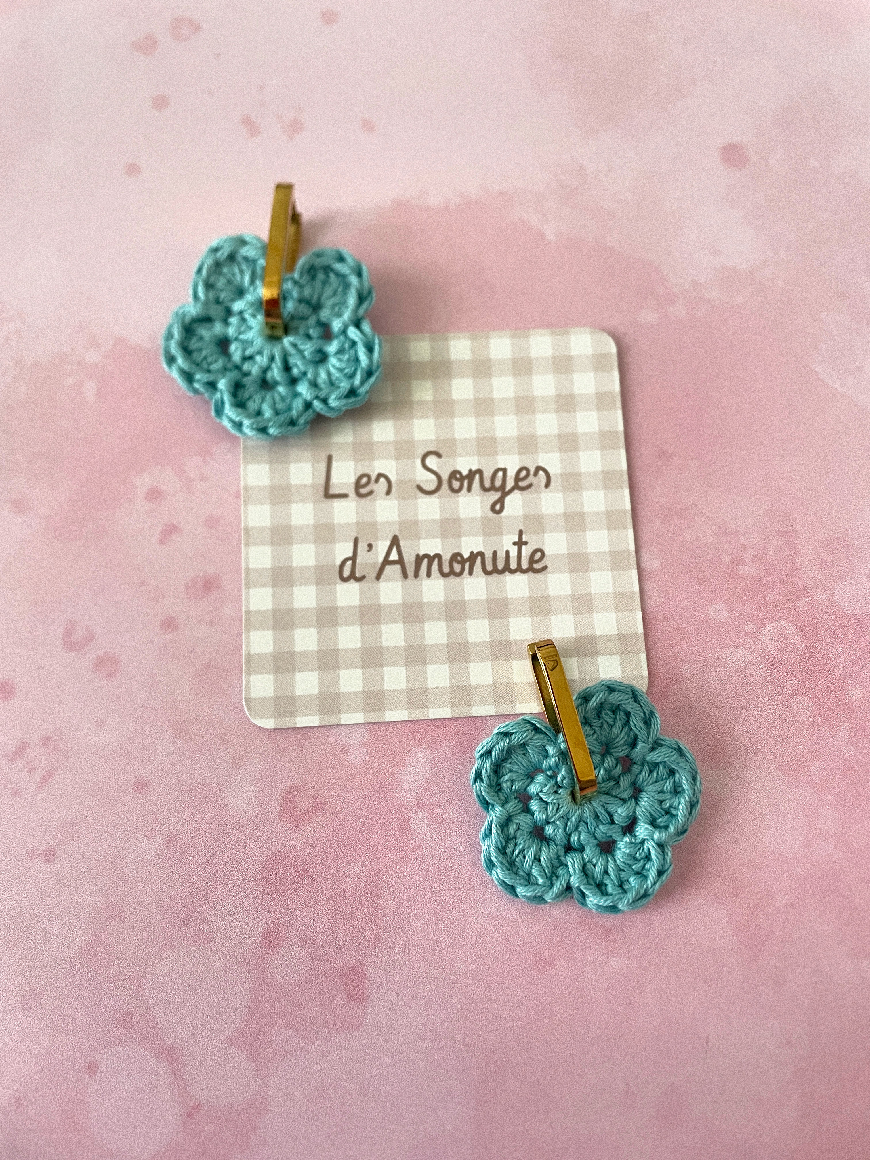 Boucles fleuries - Hortensia