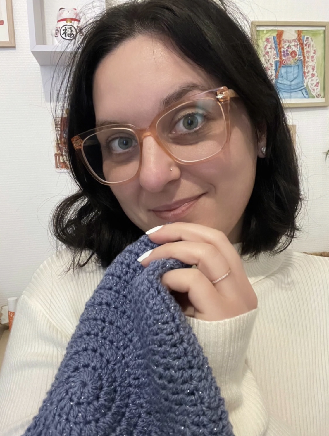 Béret Hiver pailleté - Baies sucrées