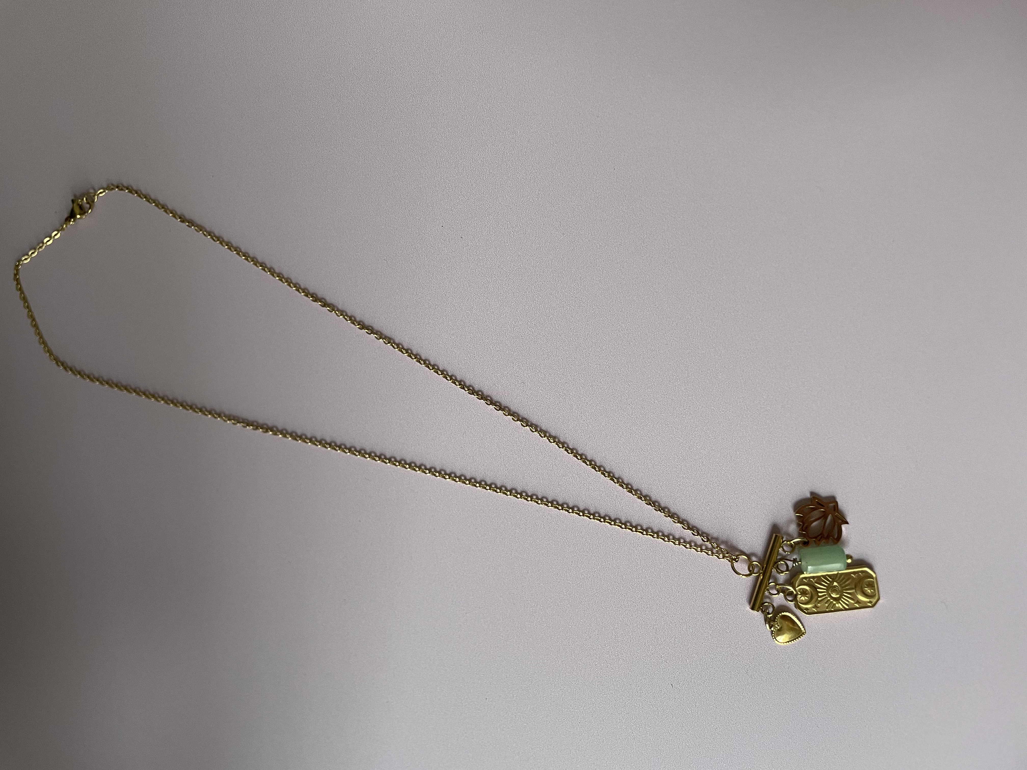 Collier COMBO : éveil & protection - aventurine verte