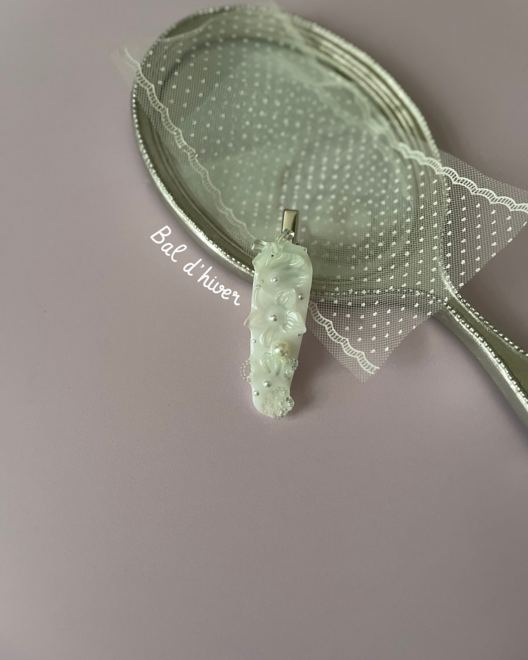 Pince à cheveux : Bal d’hiver