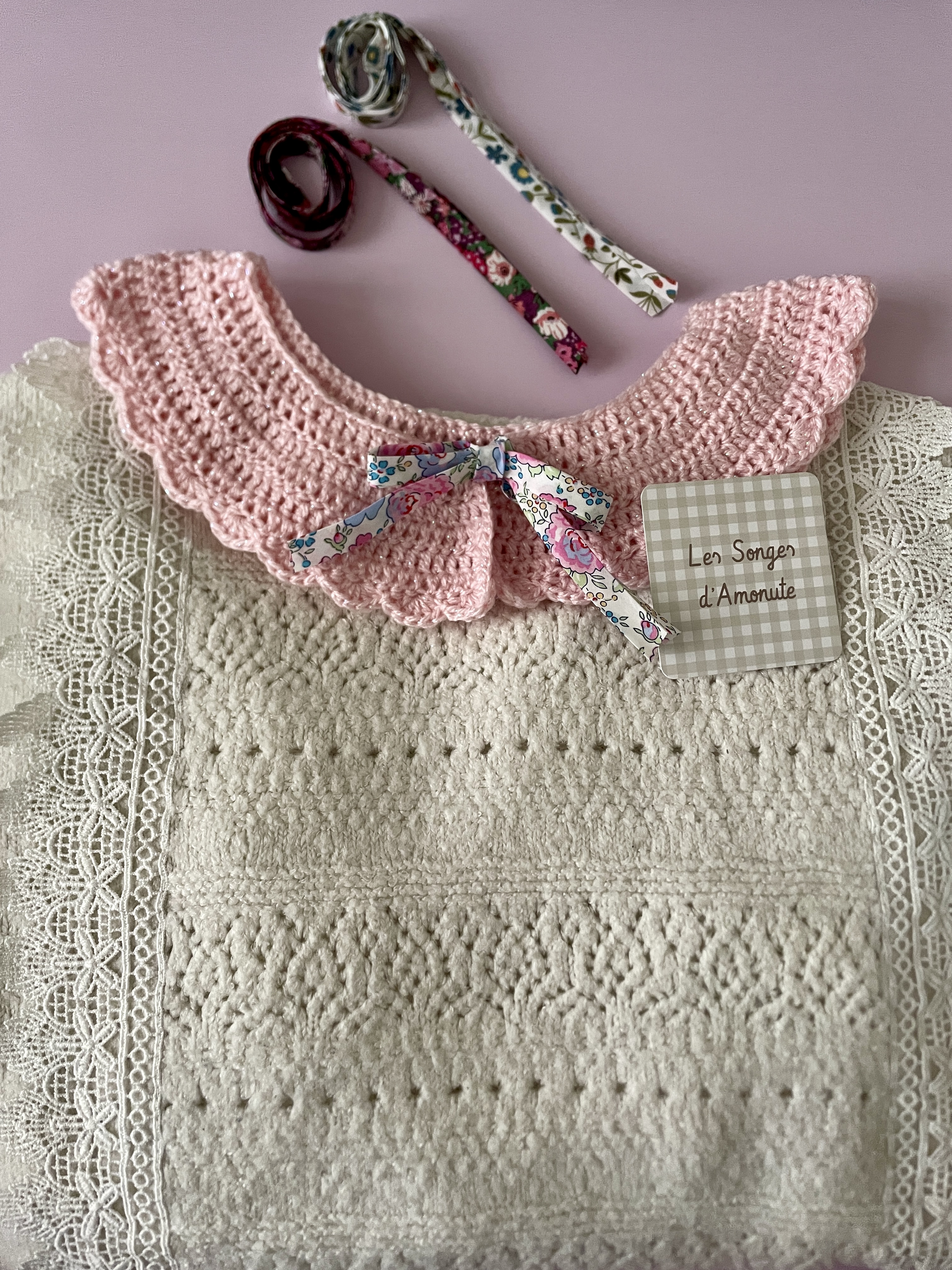 Col pailleté Magnolia