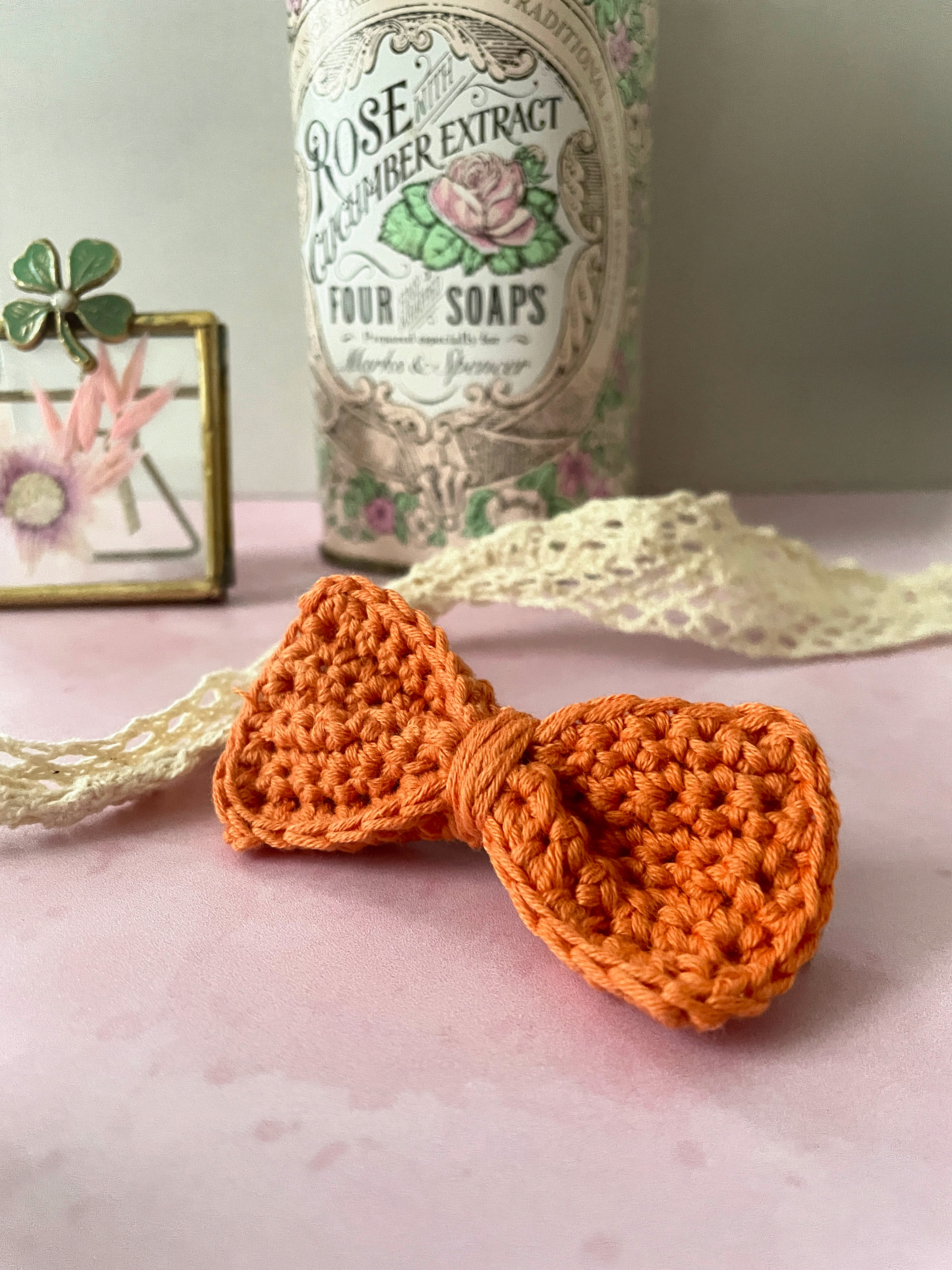 Pince à cheveux "noeud" - Azalée