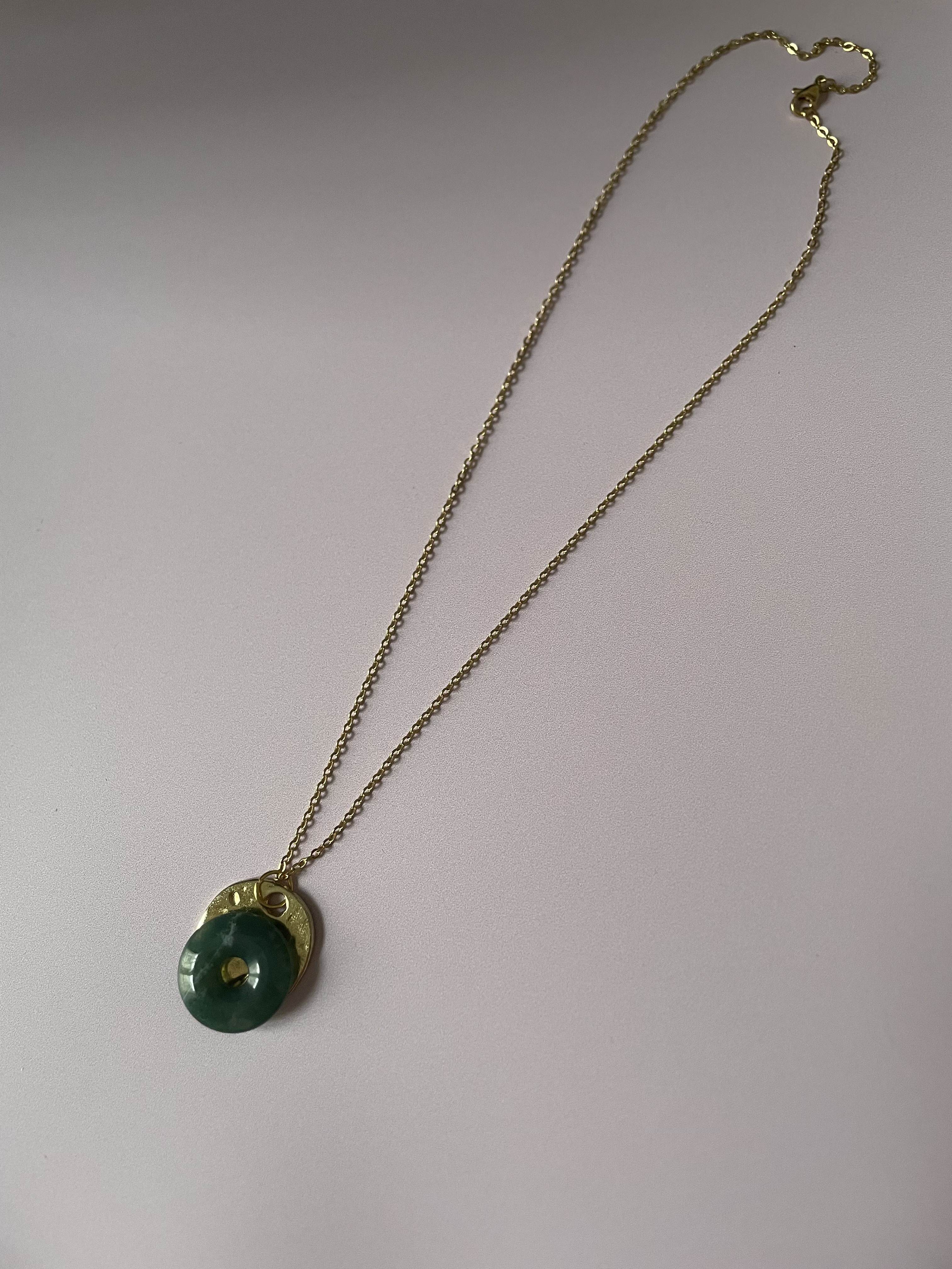 Collier NATURE : agate mousse