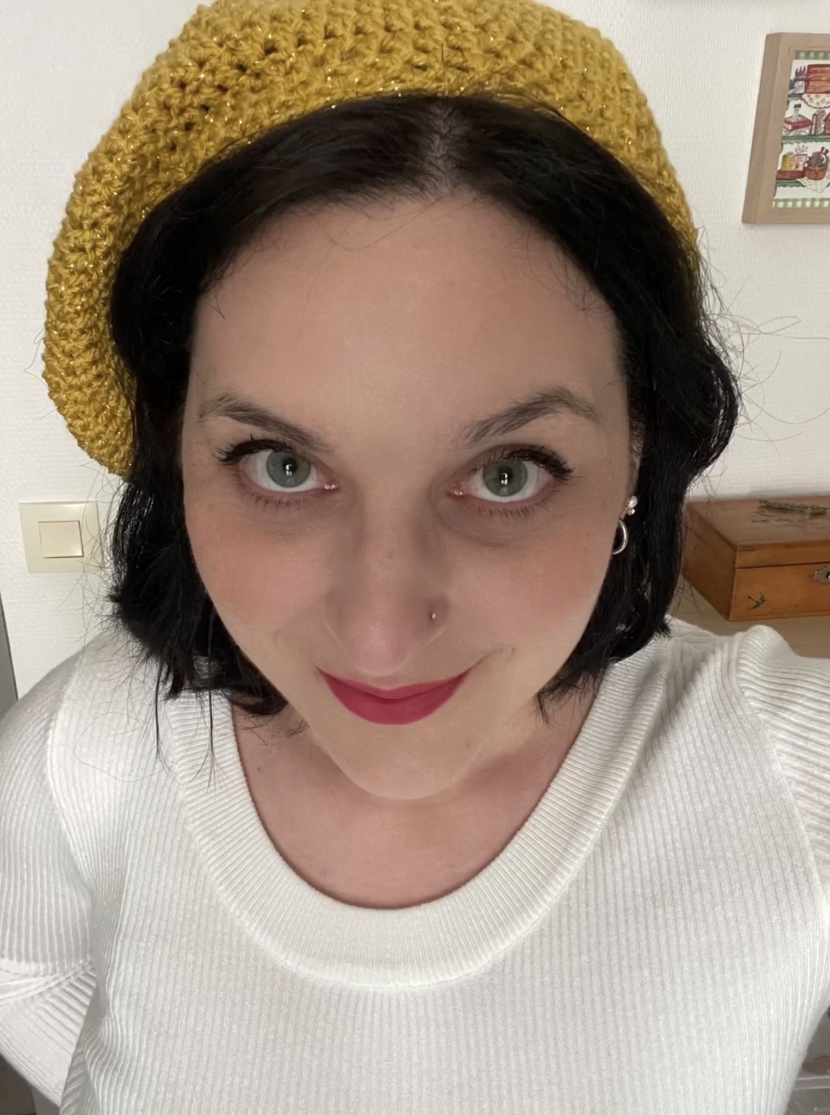 Béret Hiver pailleté - Pain d’épices