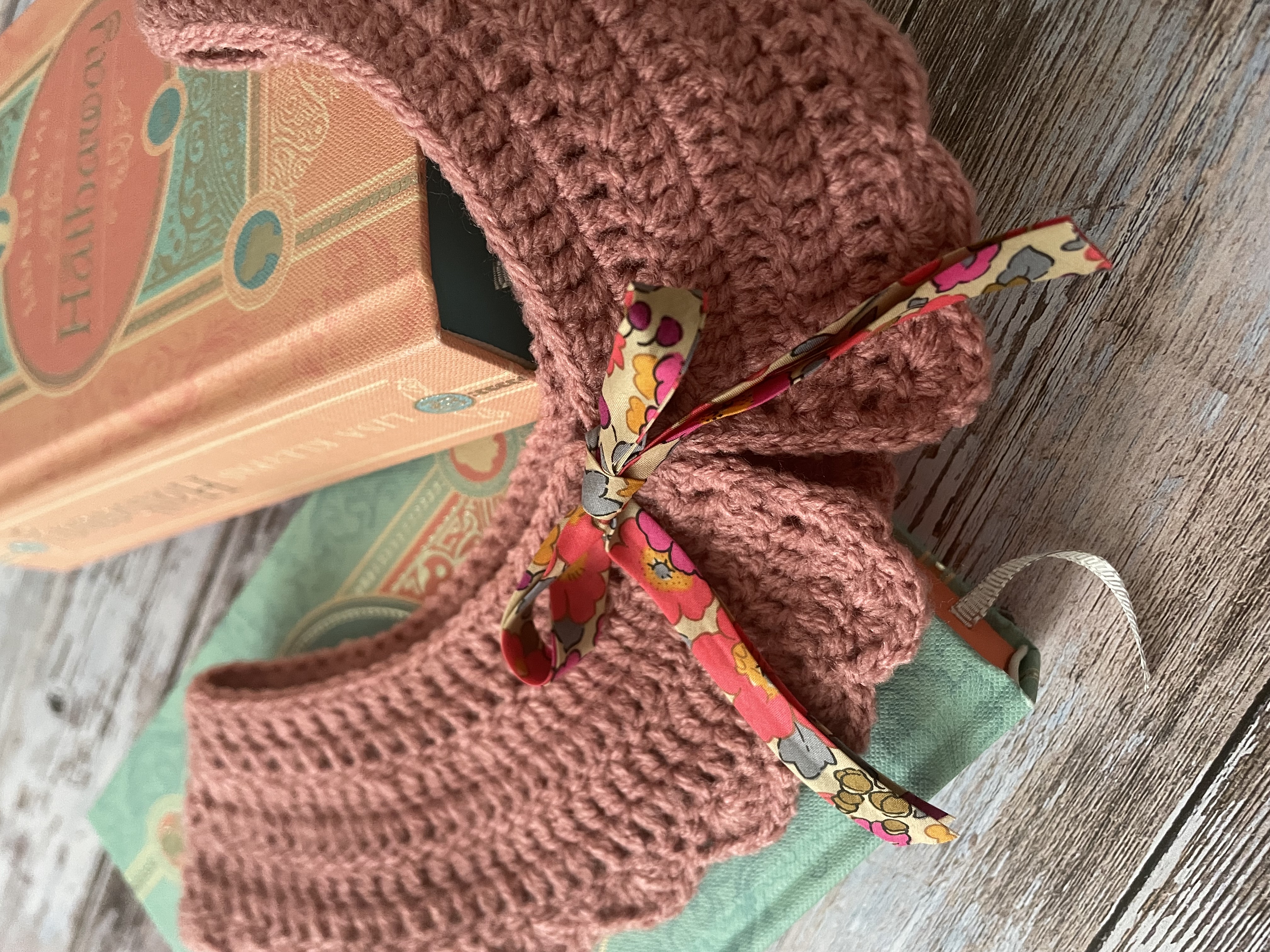 Col Cosmos - ruban Thé