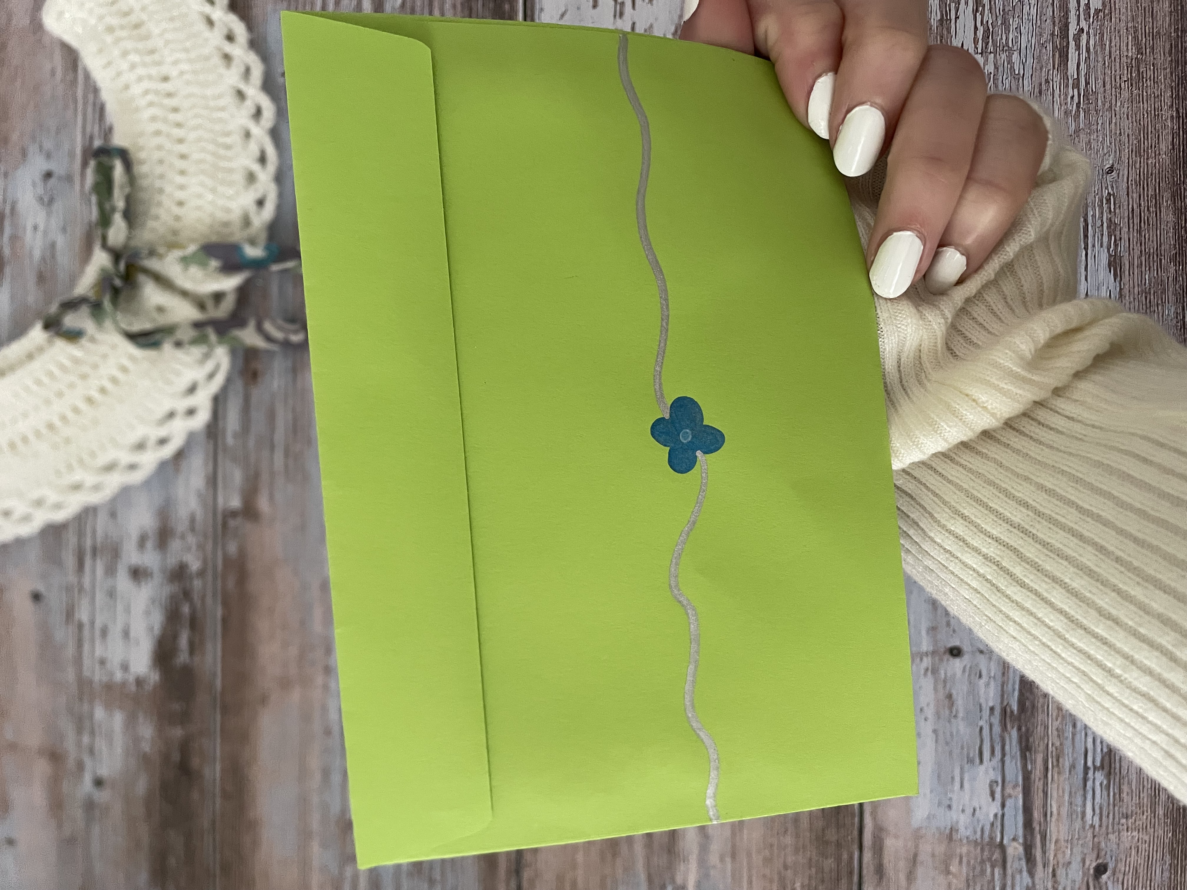 Enveloppe Fleurs d'hiver