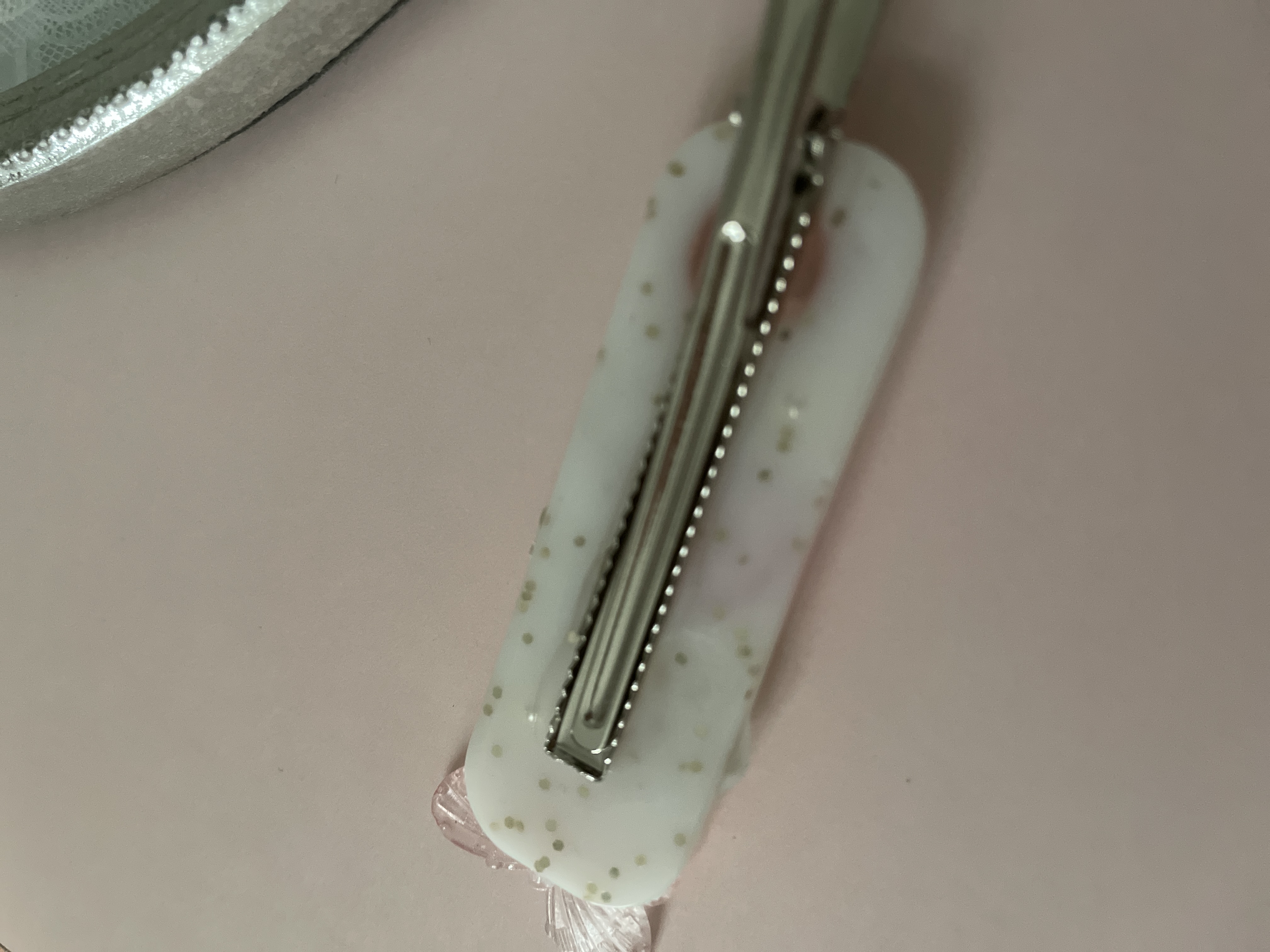 Pince à cheveux : Jardin poudré