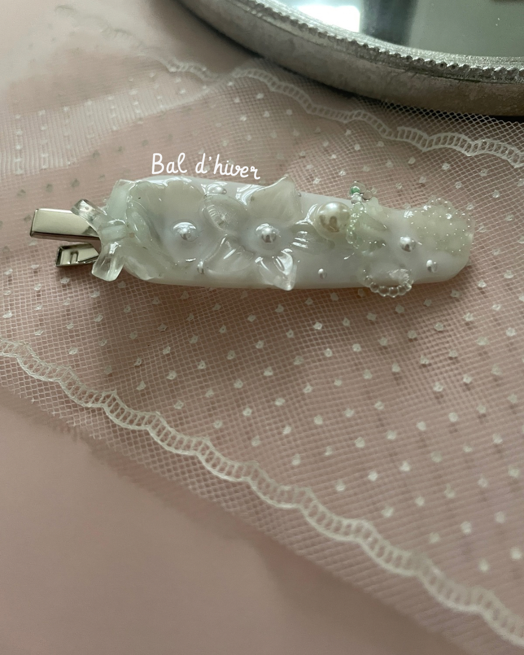 Pince à cheveux : Bal d’hiver