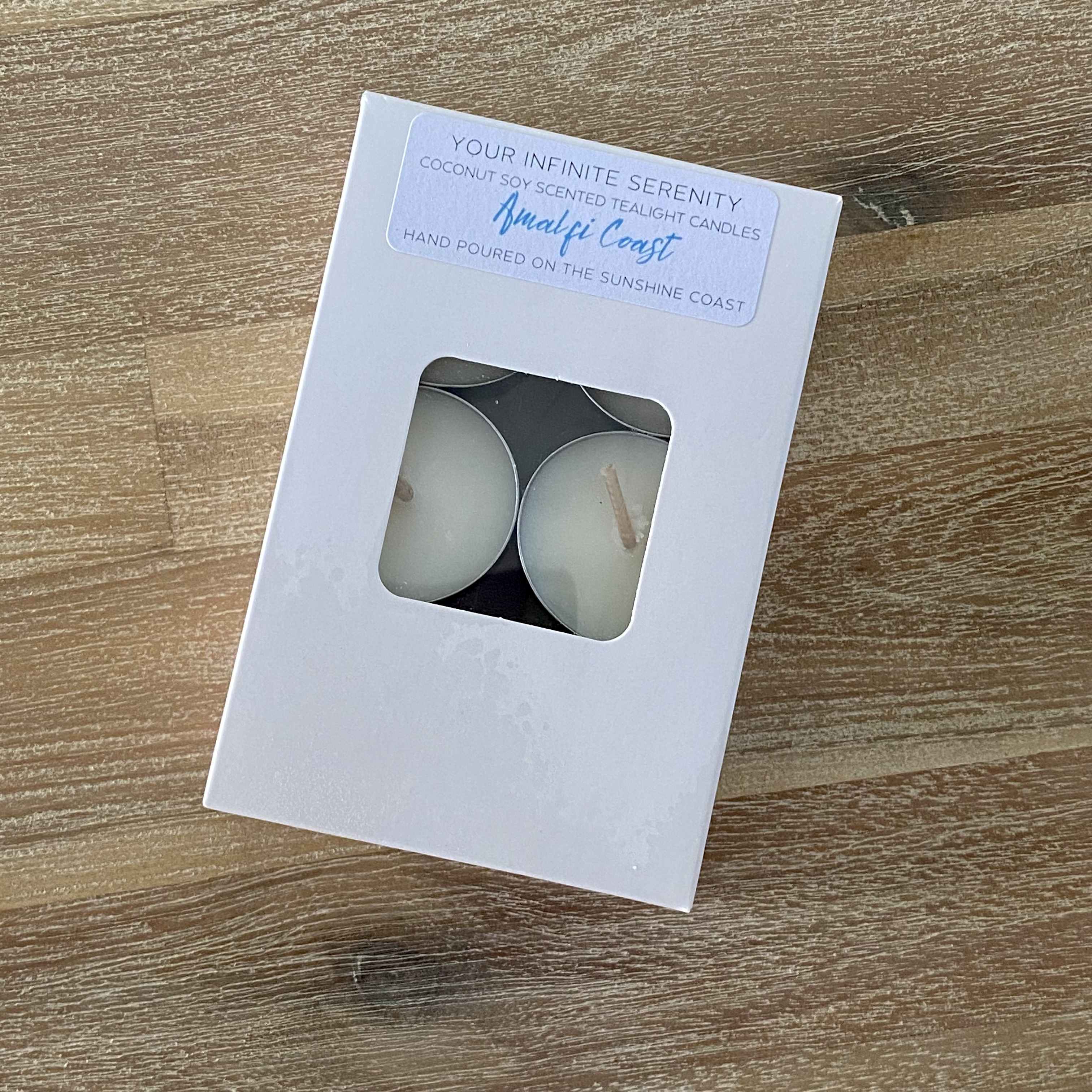 6pk Amalfi Coast Coconut Soy Tealight Candles