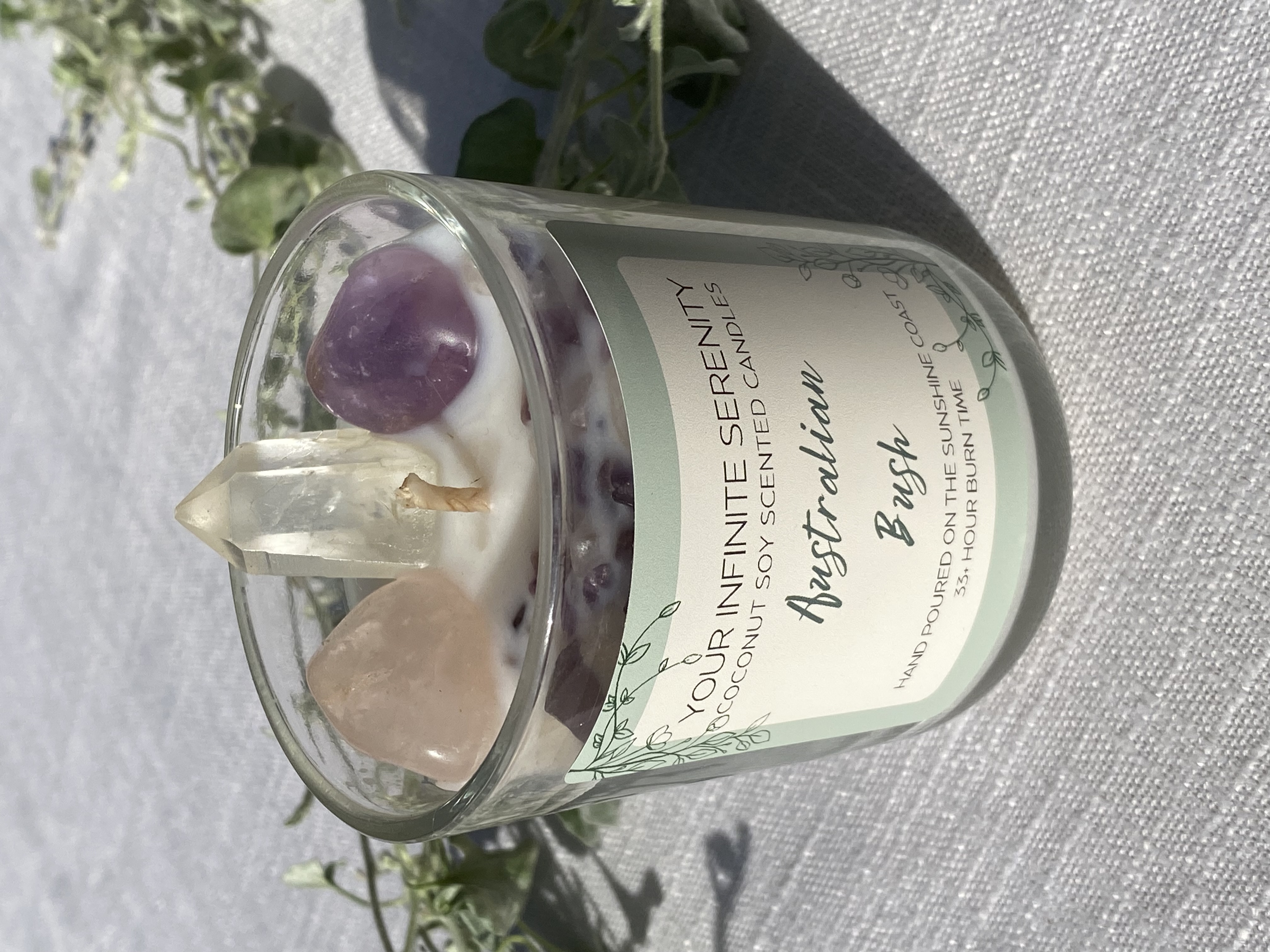 Australian Bush Medium Coconut Soy Crystal Candle