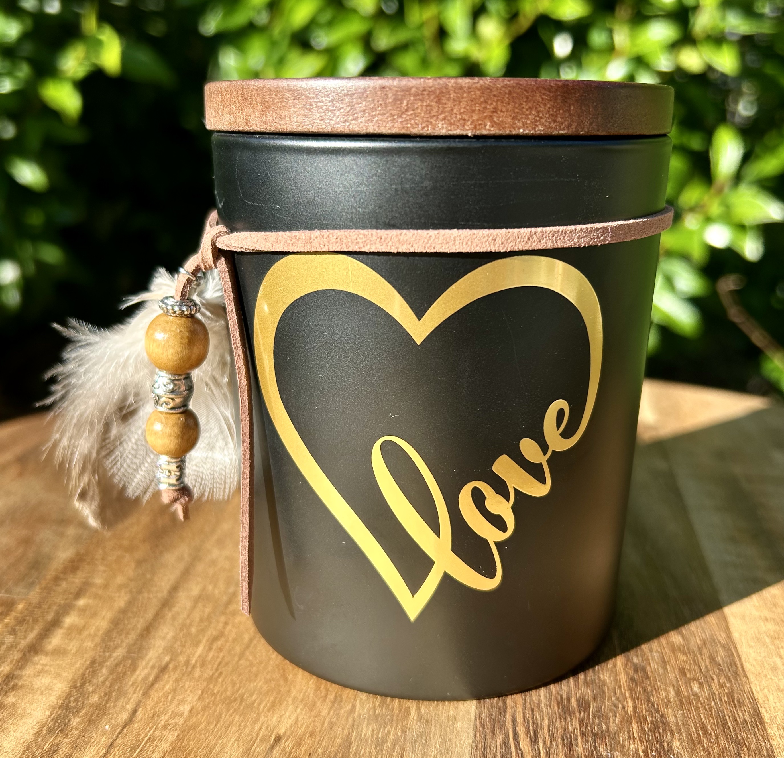 Australian Bush Large Black Love Coconut Soy Candle