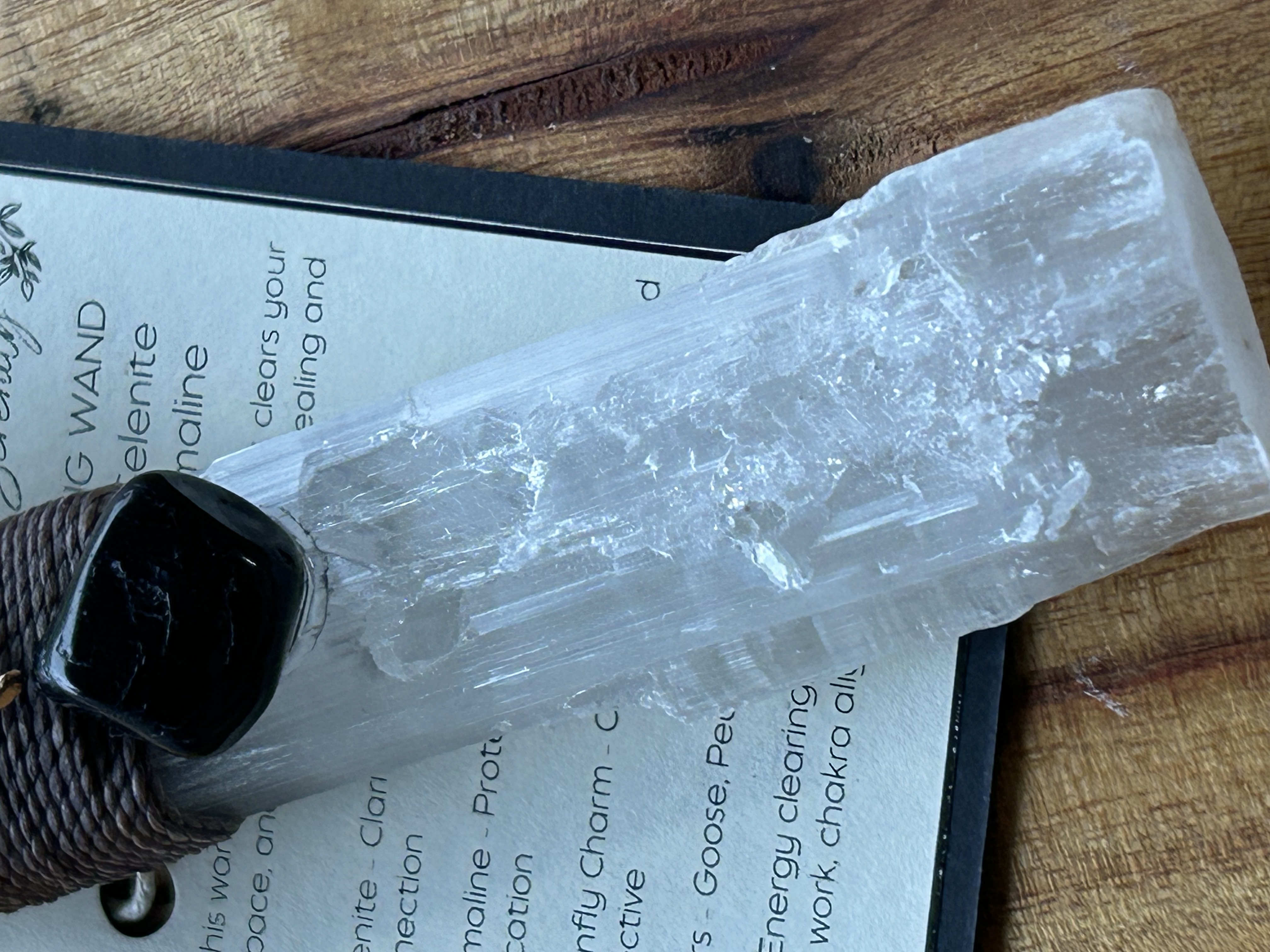 Selenite Healing Wand
