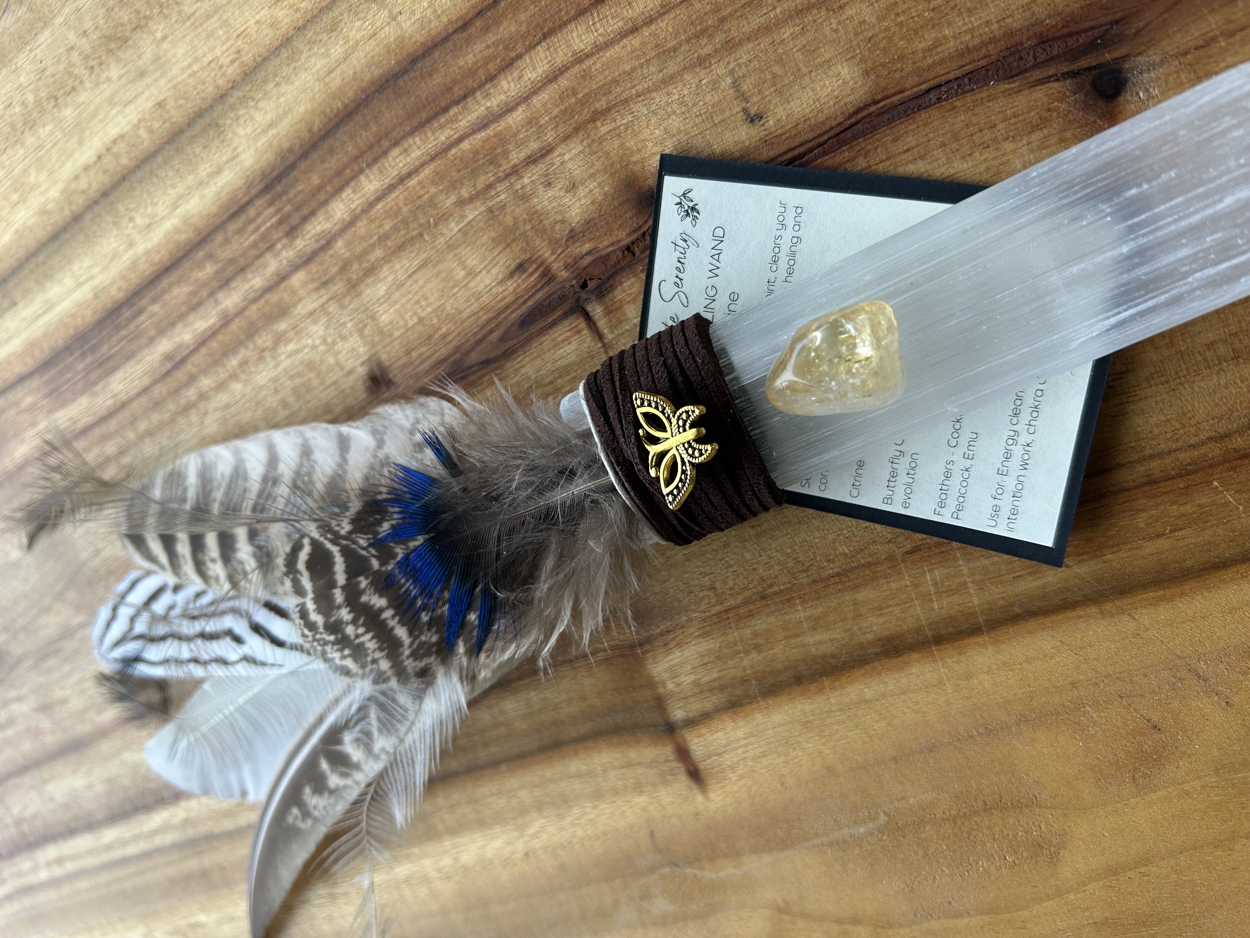 Selenite Healing Wand