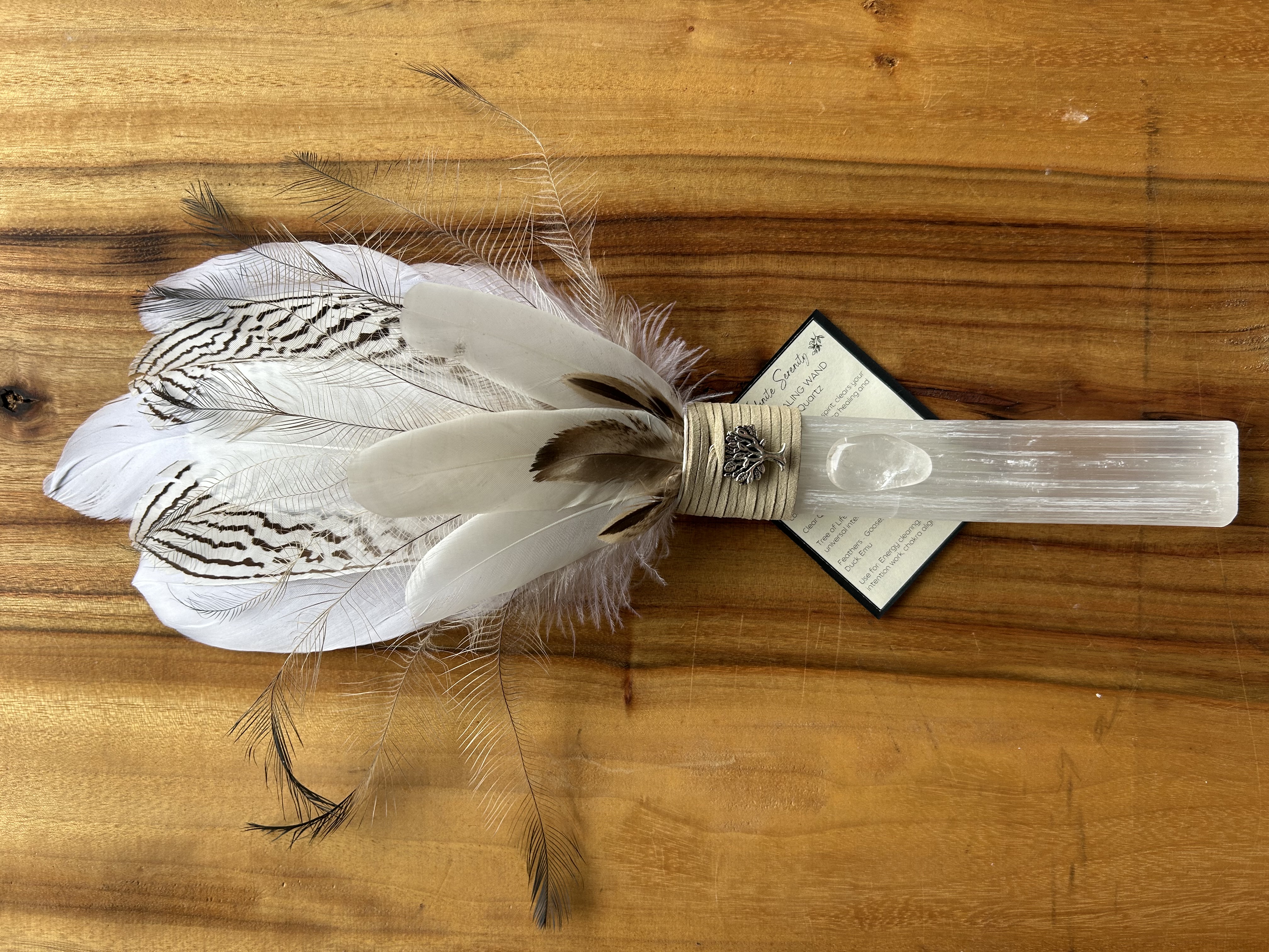 Selenite Healing Wand