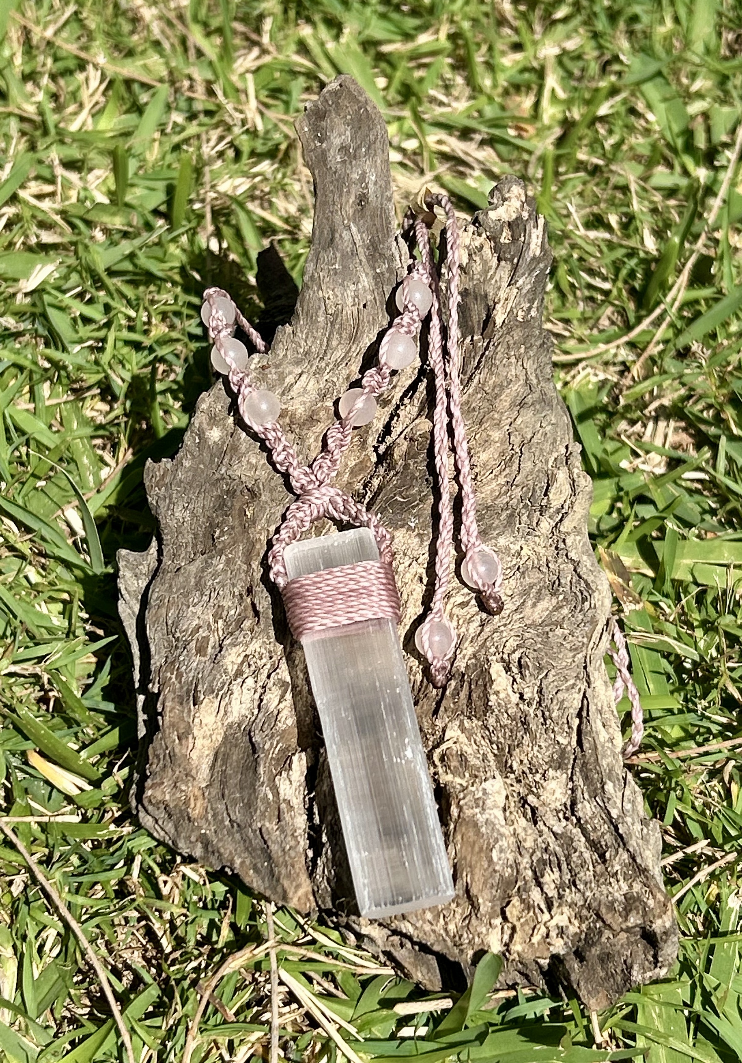 Selenite Necklace