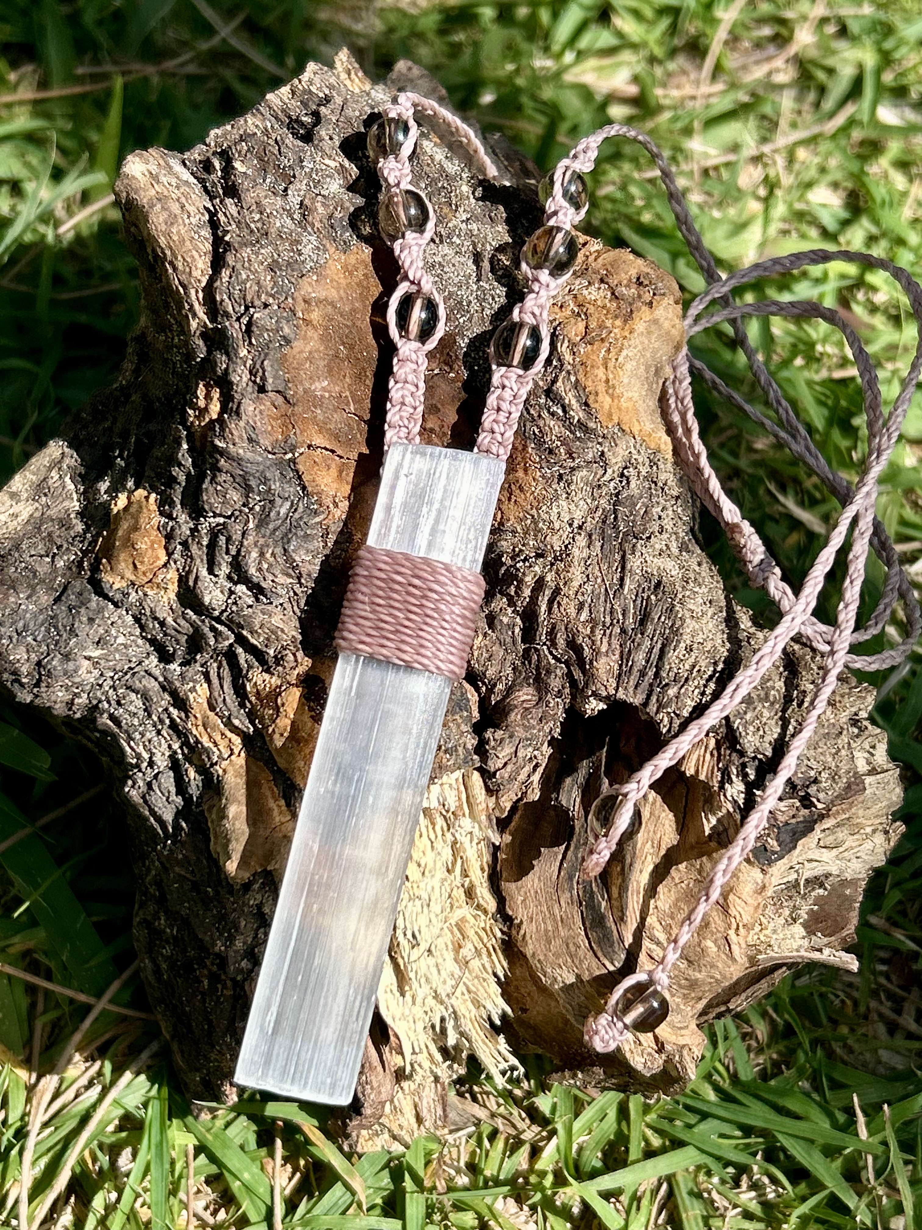 Selenite Necklace