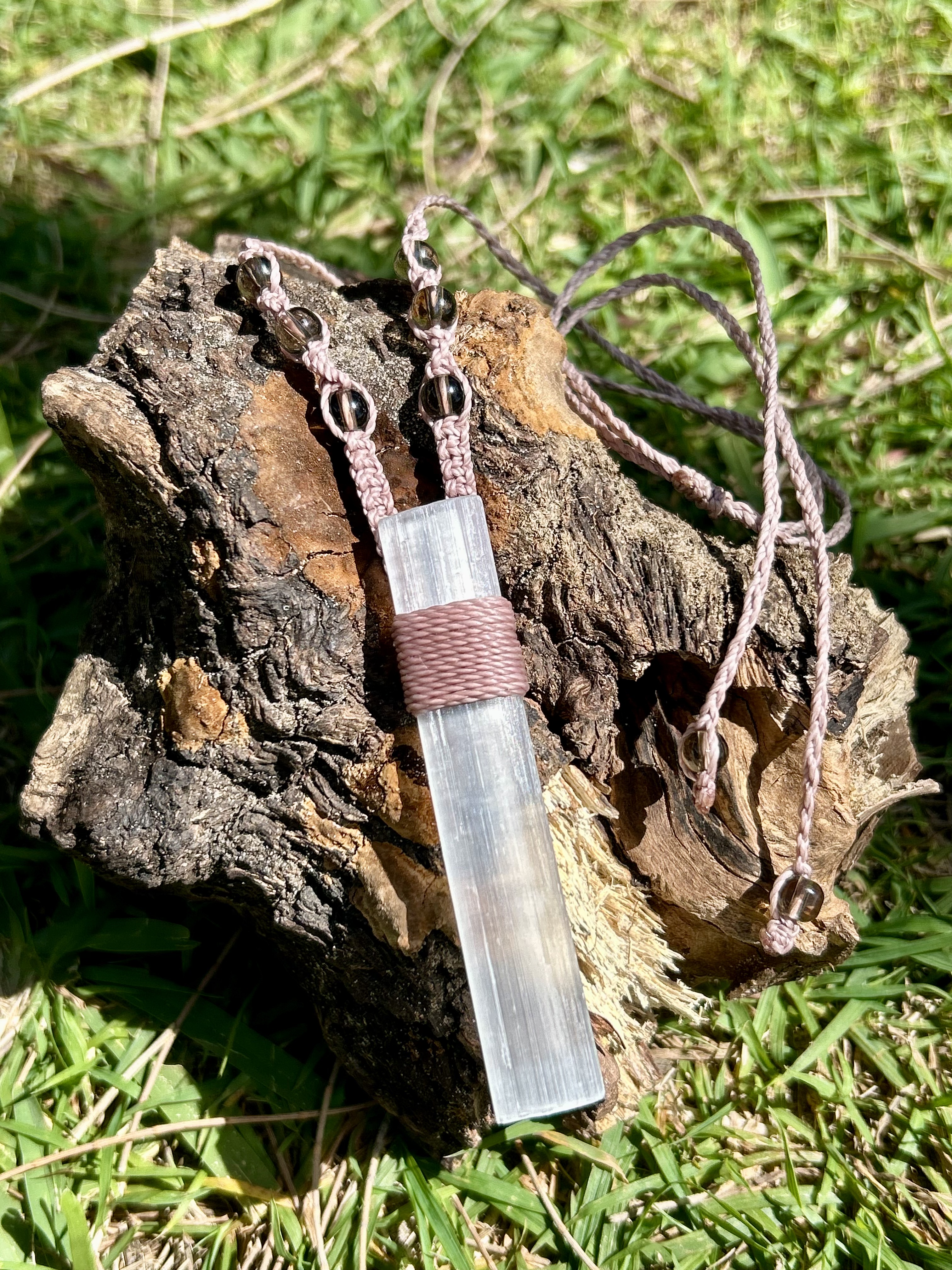 Selenite Necklace