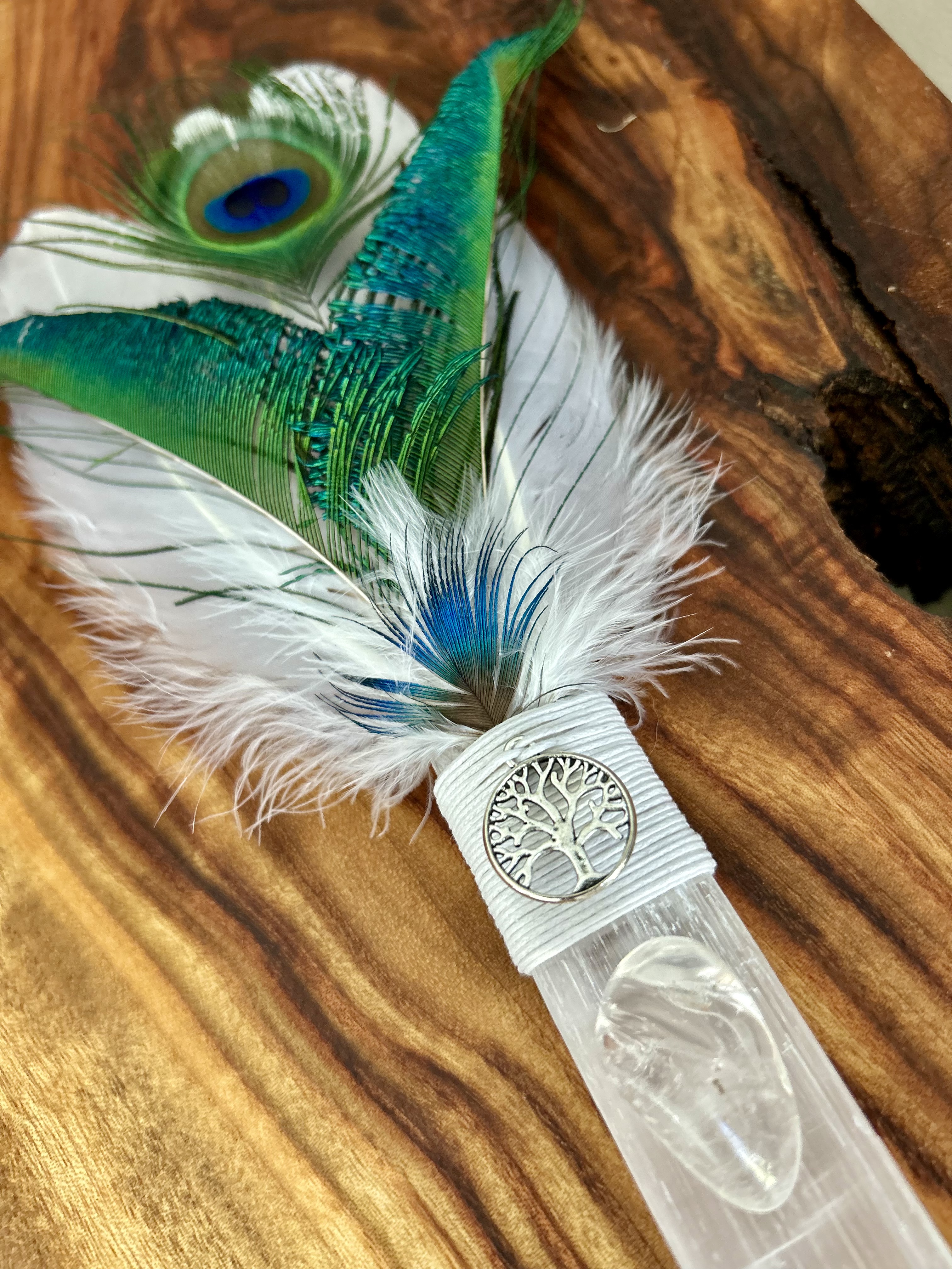 Selenite Healing Wand