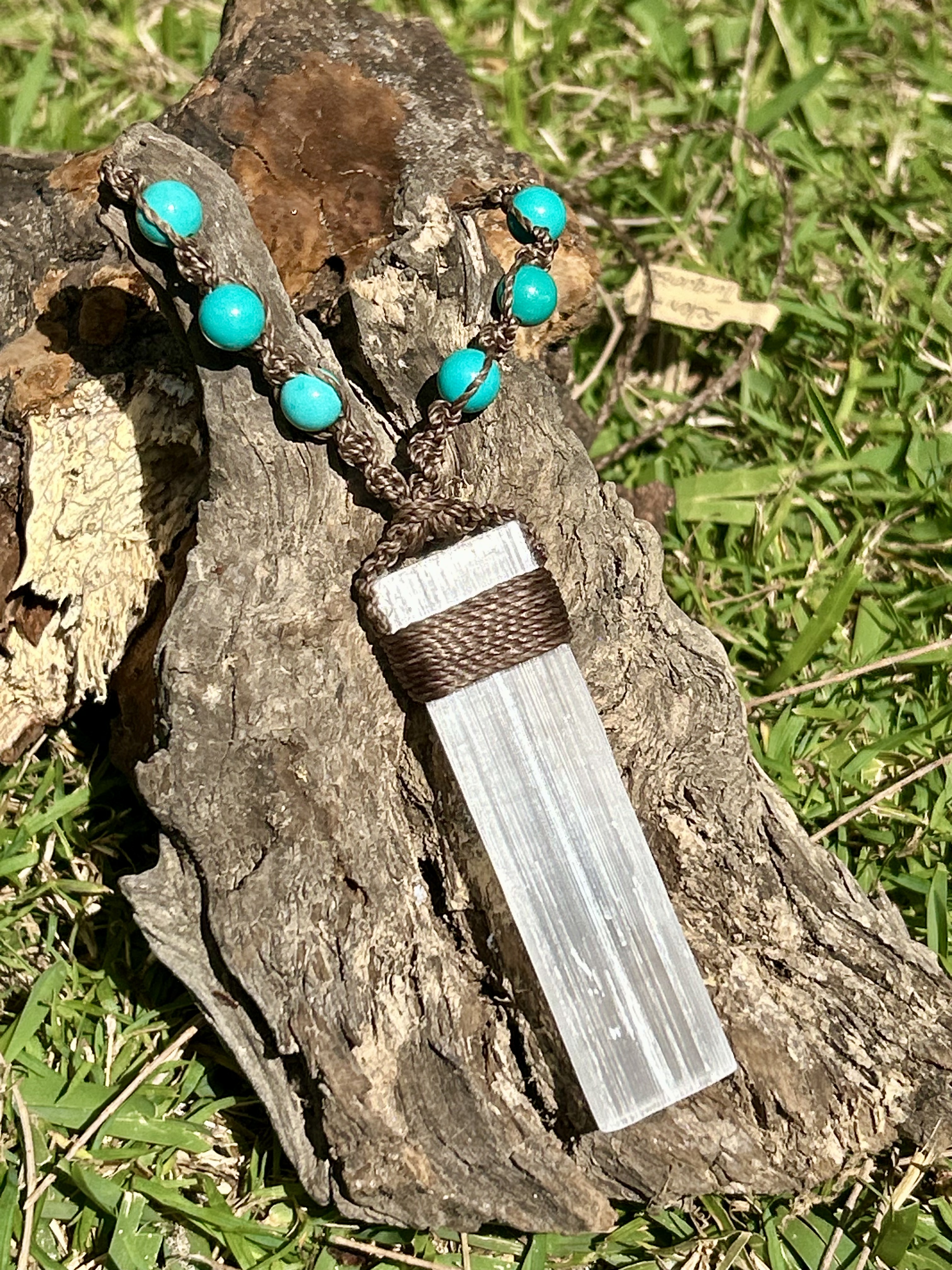 Selenite Necklace