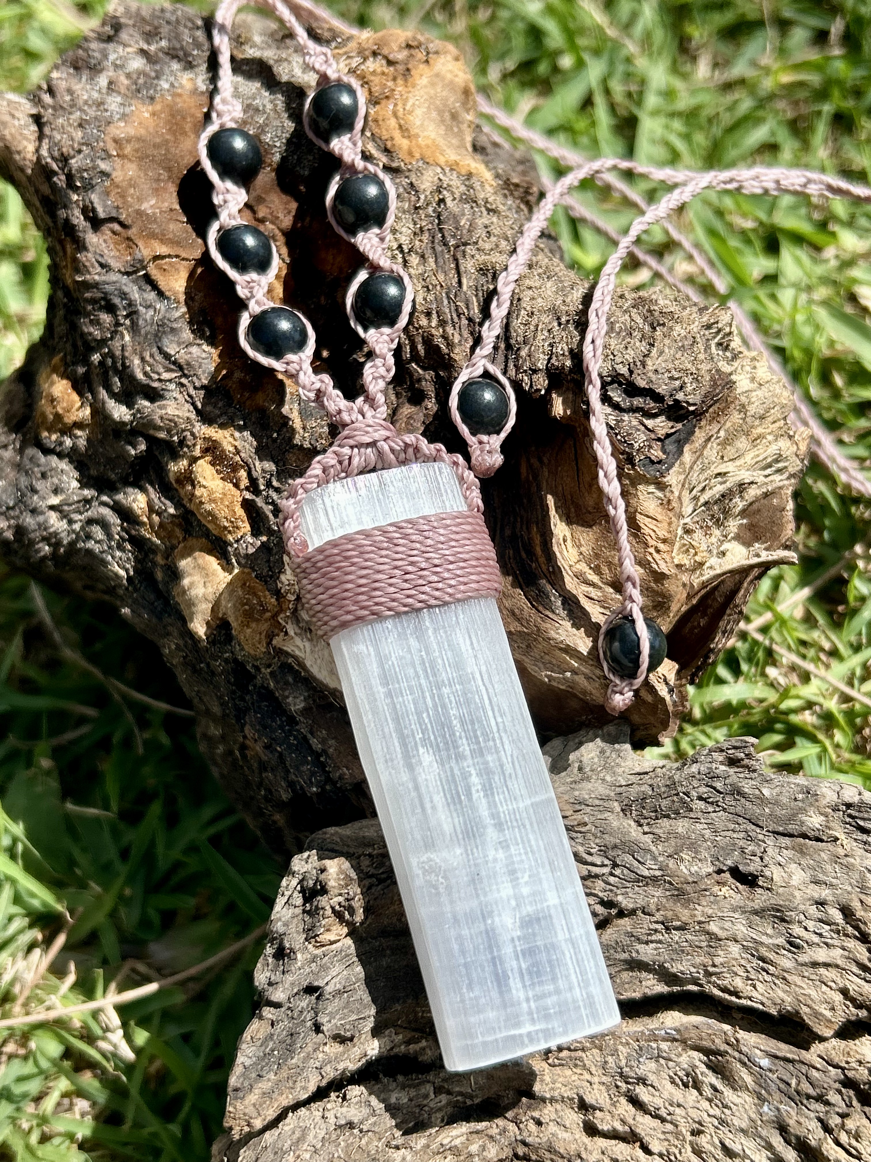 Selenite Necklace