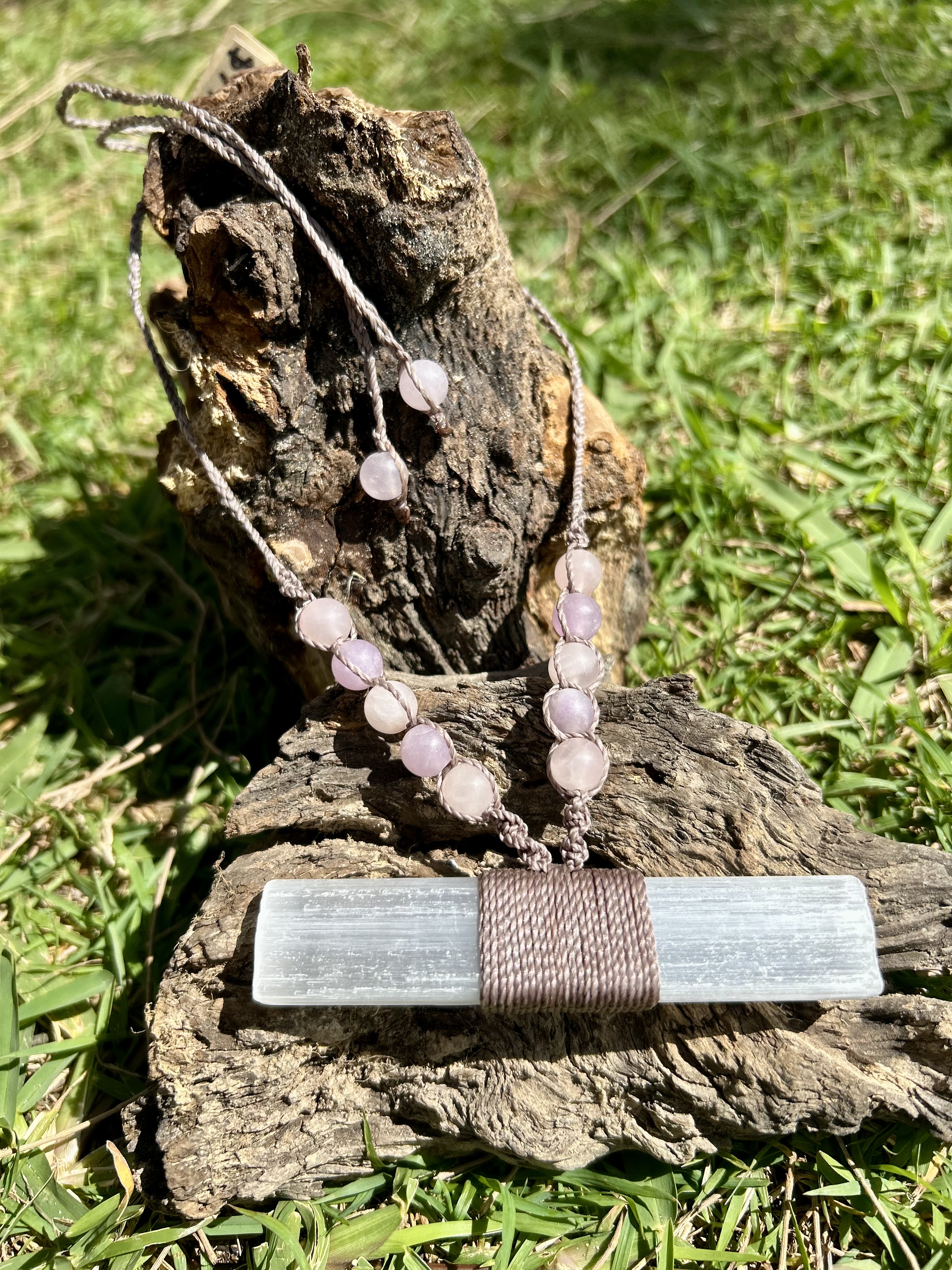 Selenite Necklace